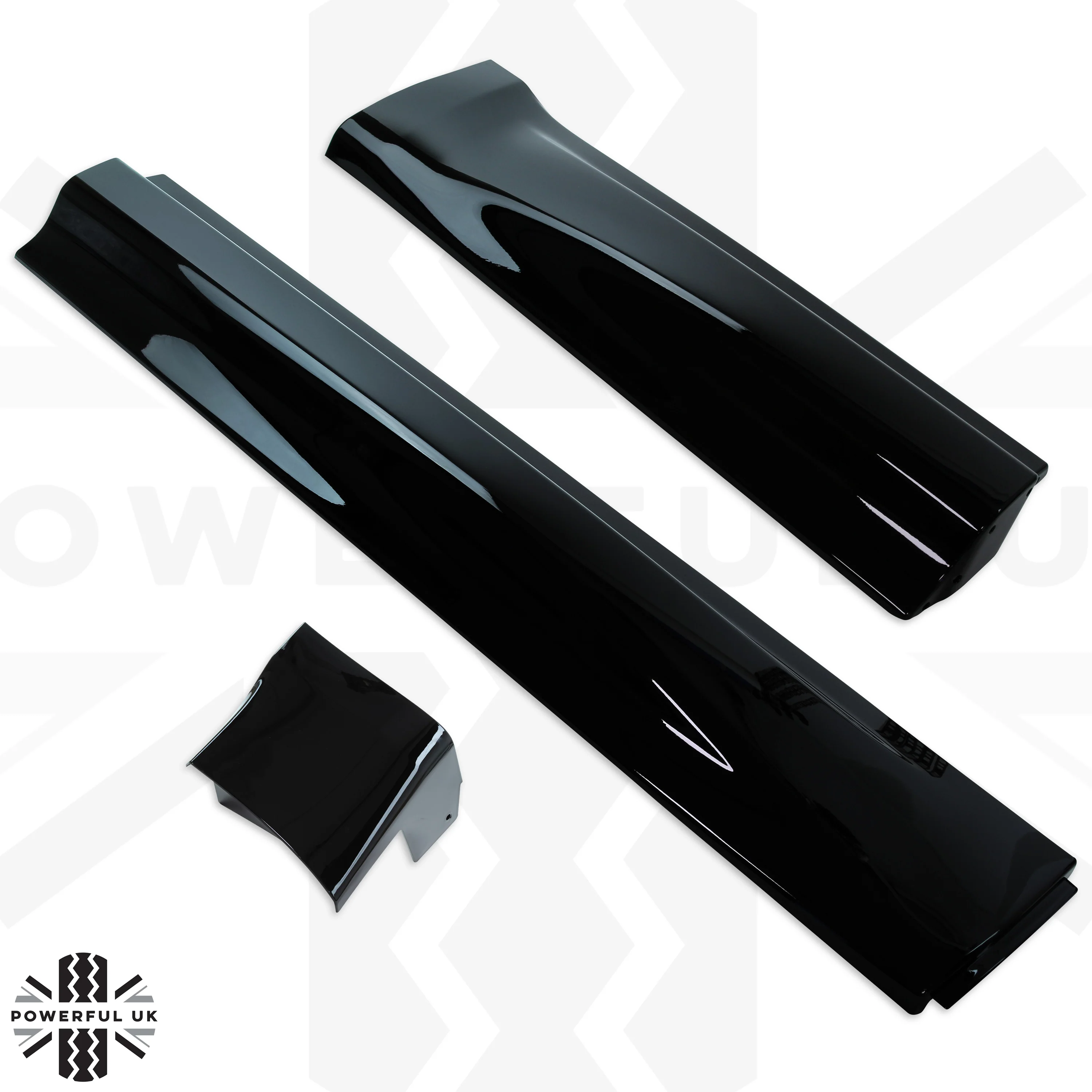 Lower Door Mouldings for Range Rover Sport L494 - Gloss Black - Image 3