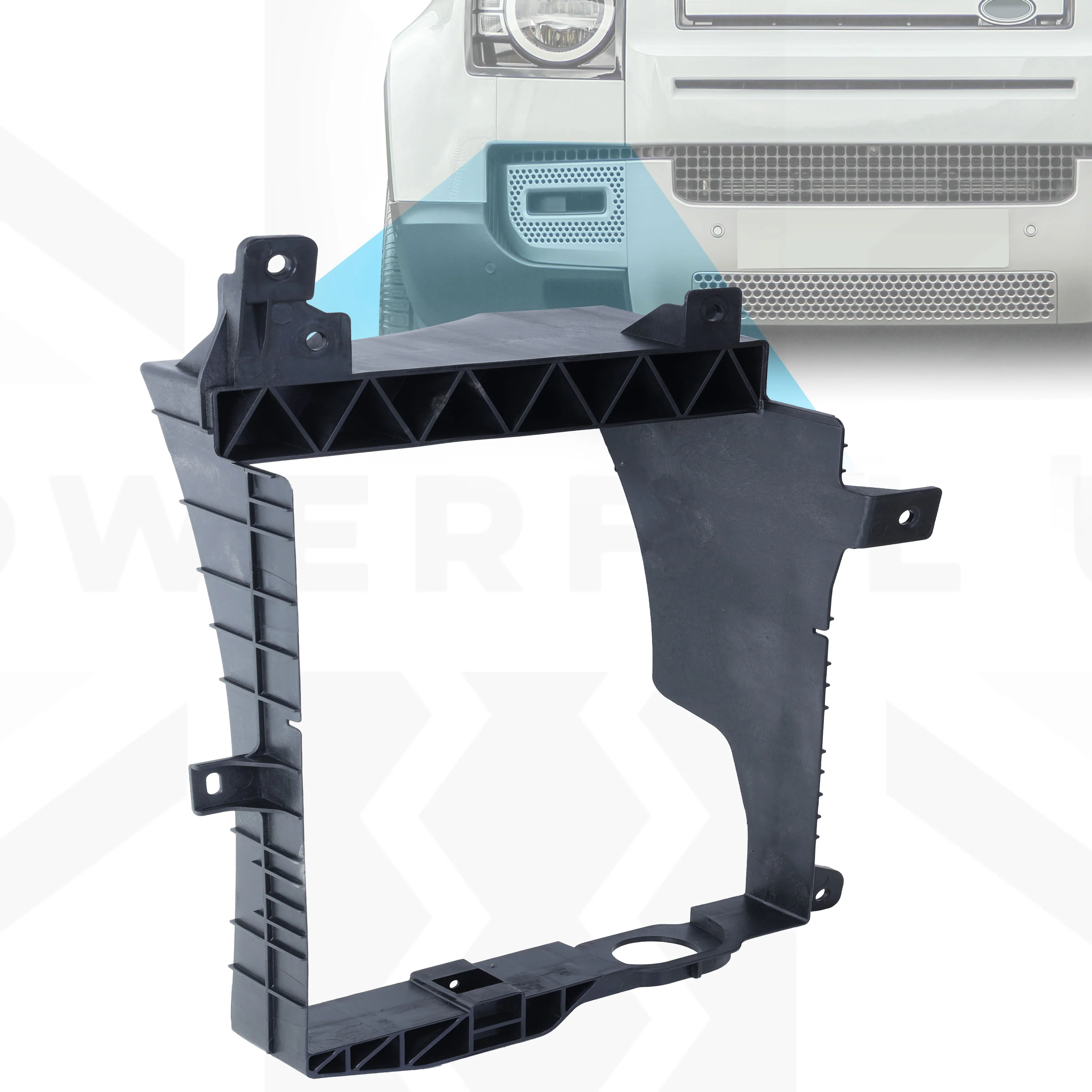 Lower RIGHT Radiator Frame for Land Rover Defender L663