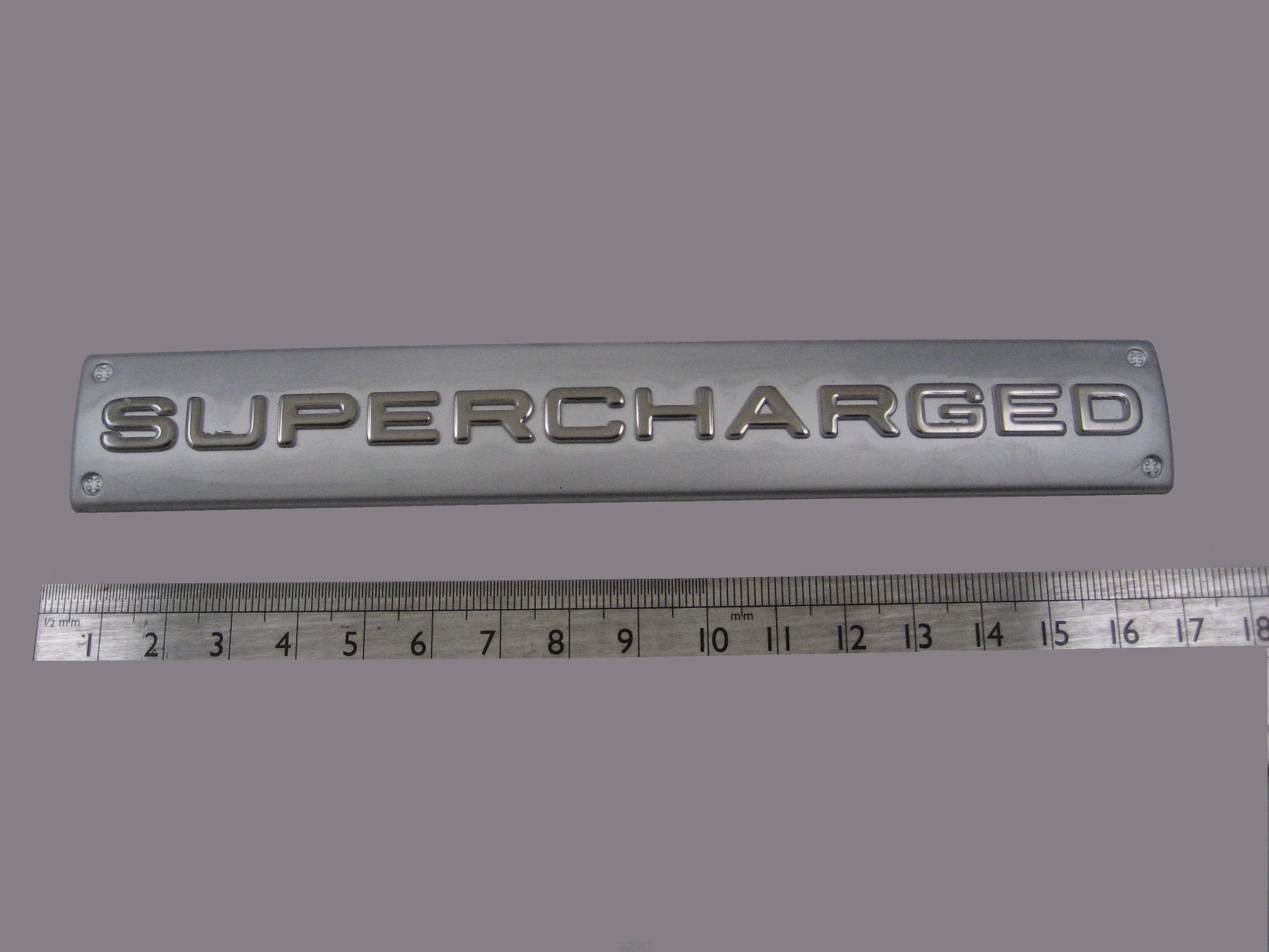 Matt Black Supercharged & Sport tailgate badge for Range Rover - Matt Black - Image 6
