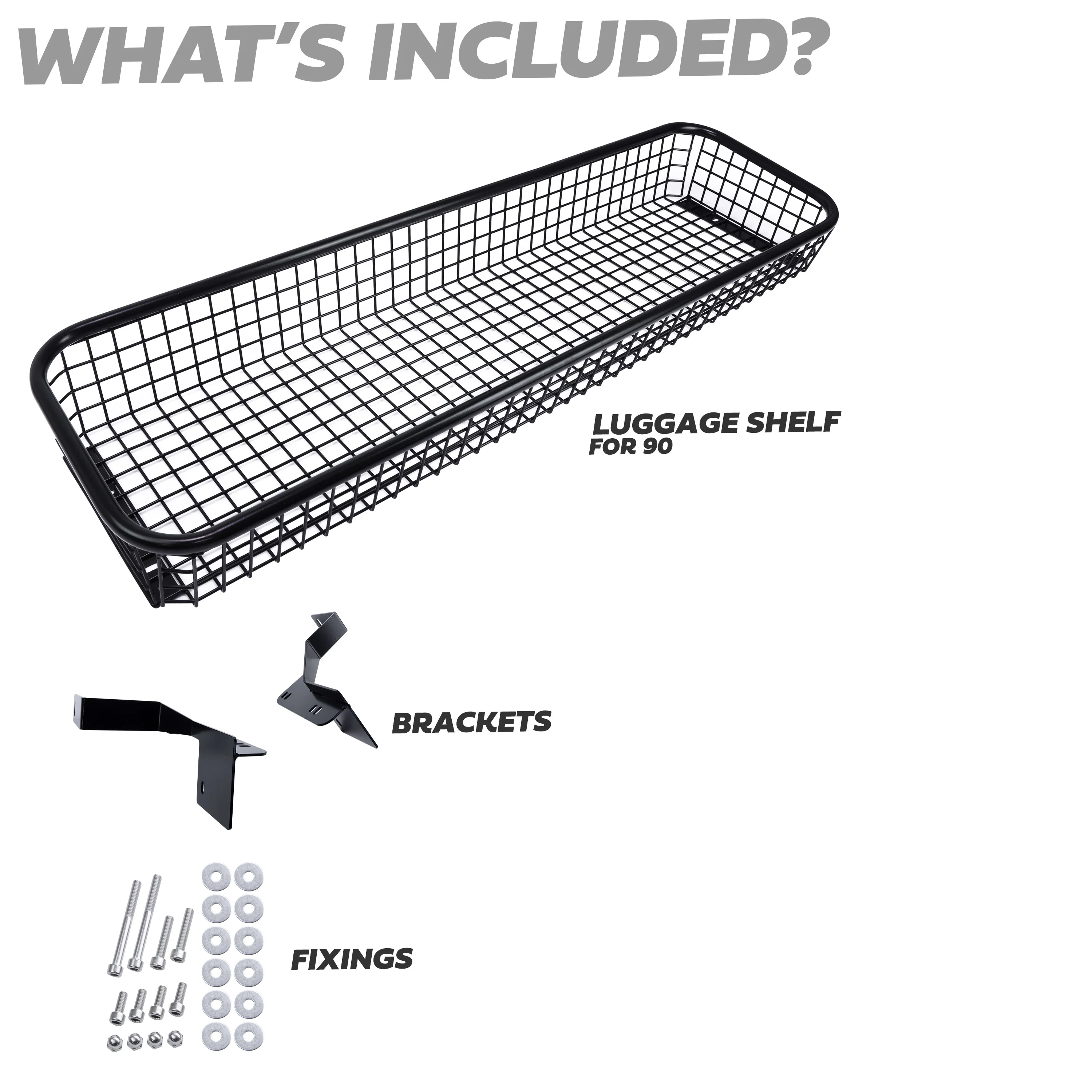 Mesh Luggage Rack for Land Rover Defender L663 (90 model) - Image 4