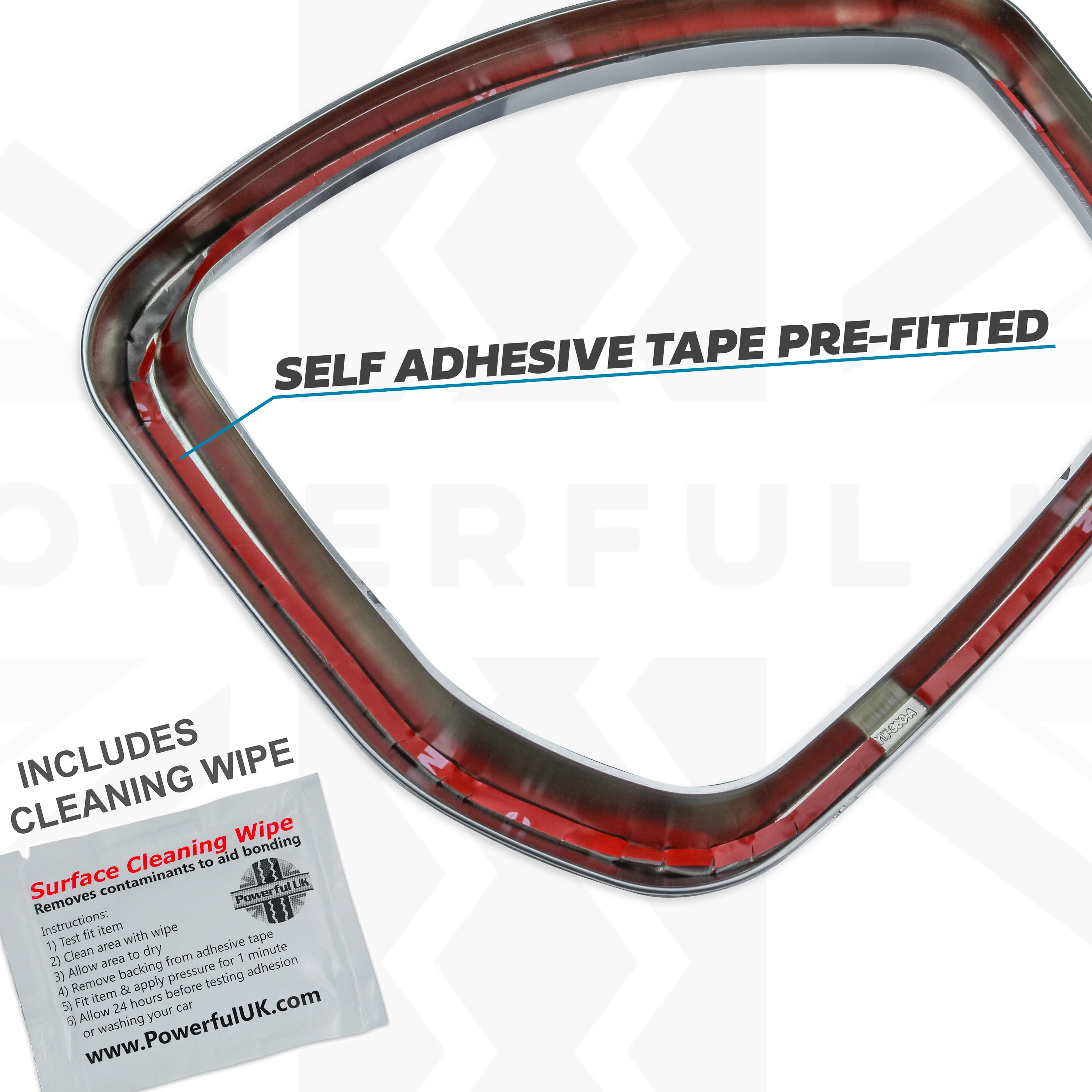 Mirror Surround Trims for Land Rover Discovery Sport - Silver - Image 4