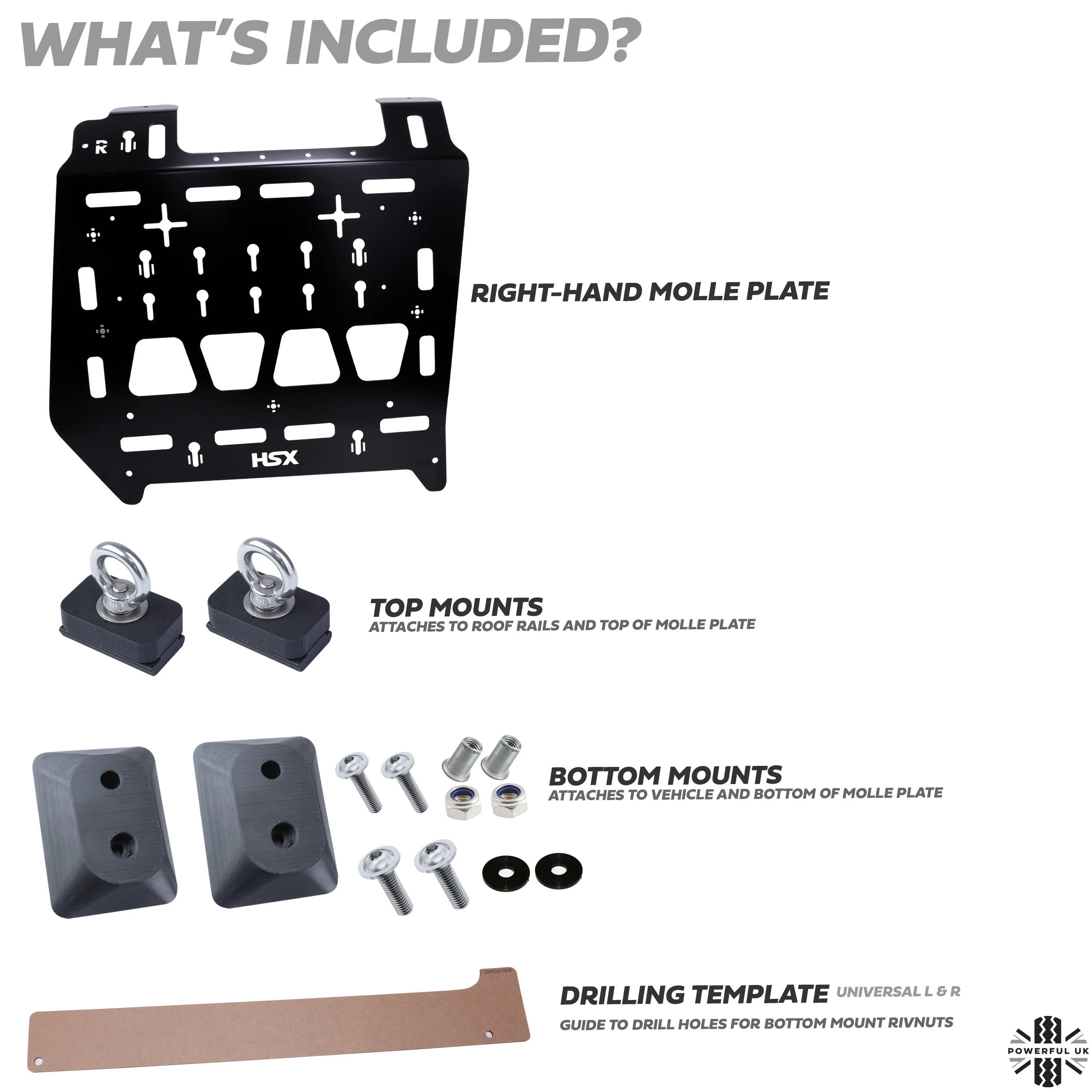 Molle Plate Kit - Mix Design - RH - for Land Rover Discovery 3/4 - Image 3