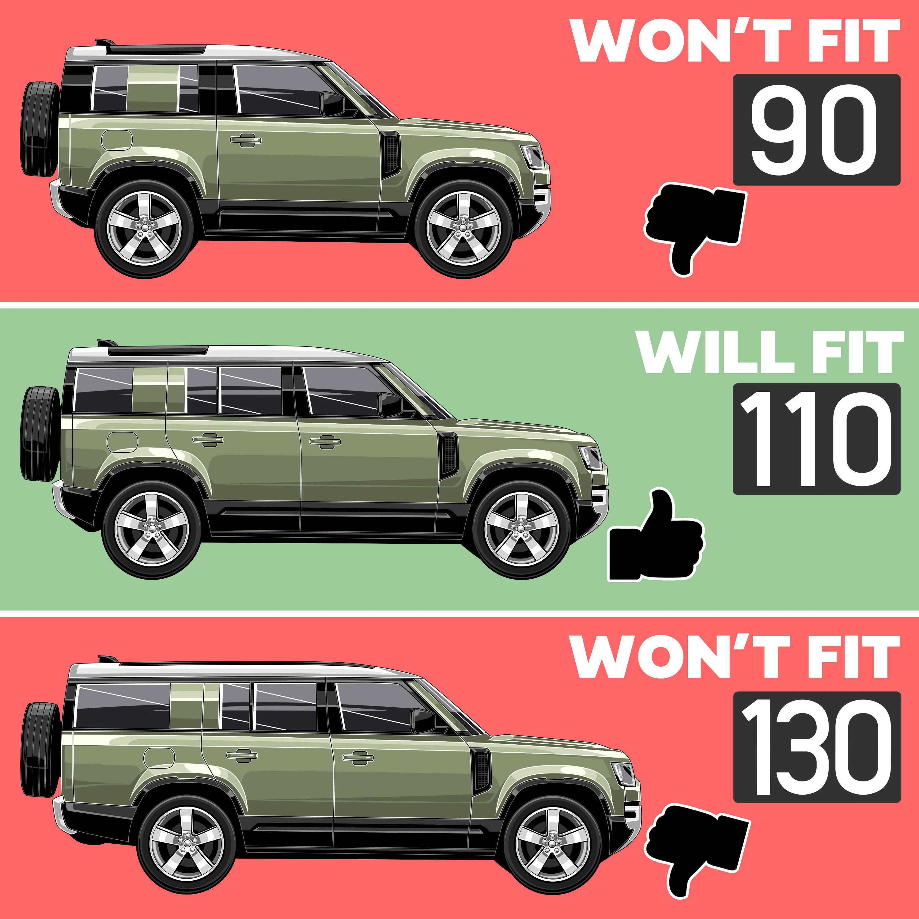 Molle Plate Kit - Grid Design - RH - for Land Rover Defender L663(110) - Image 13