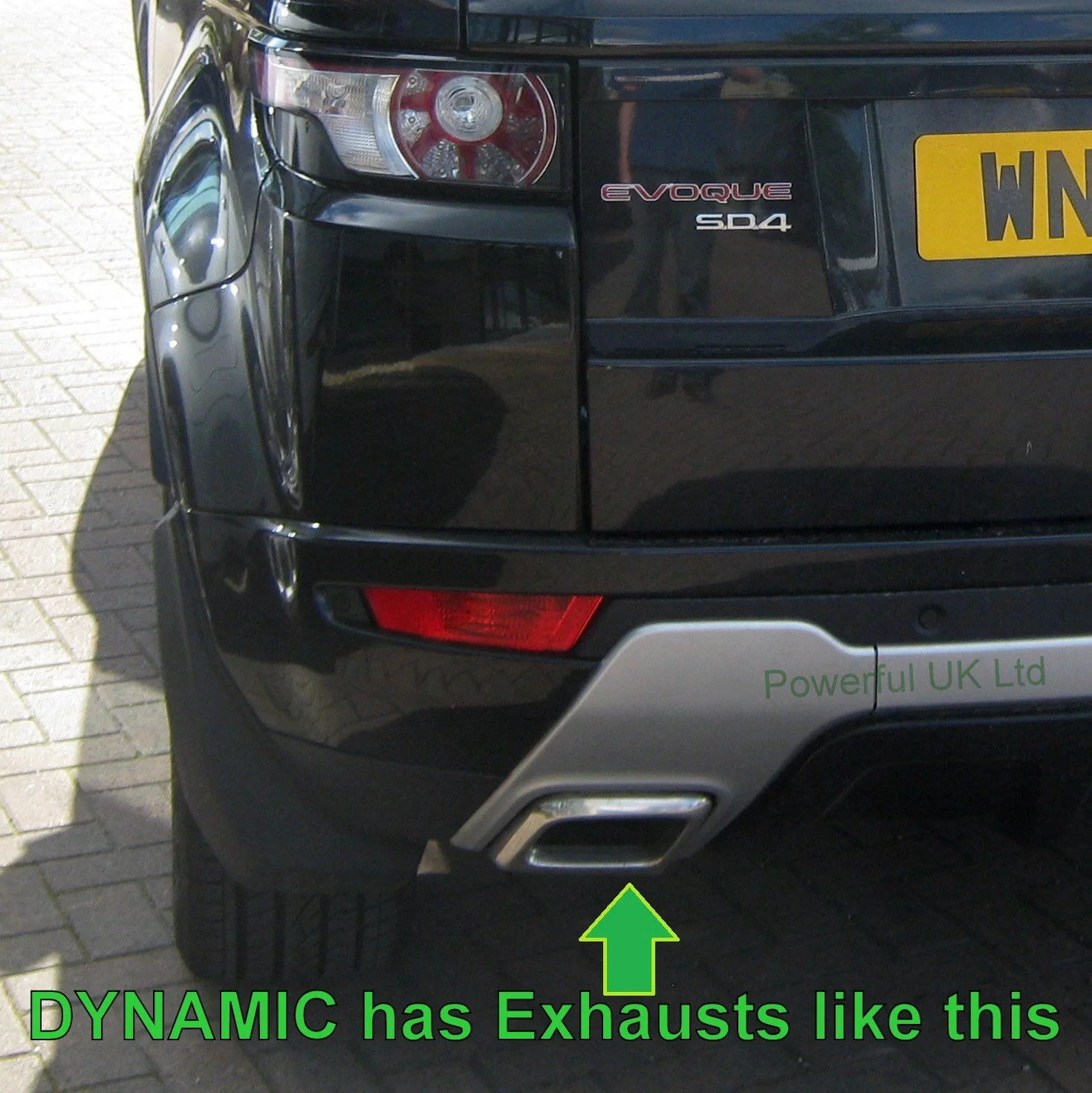 Mudflap Kit for Range Rover Evoque L538 Dynamic - Rear - Aftermarket - Image 6