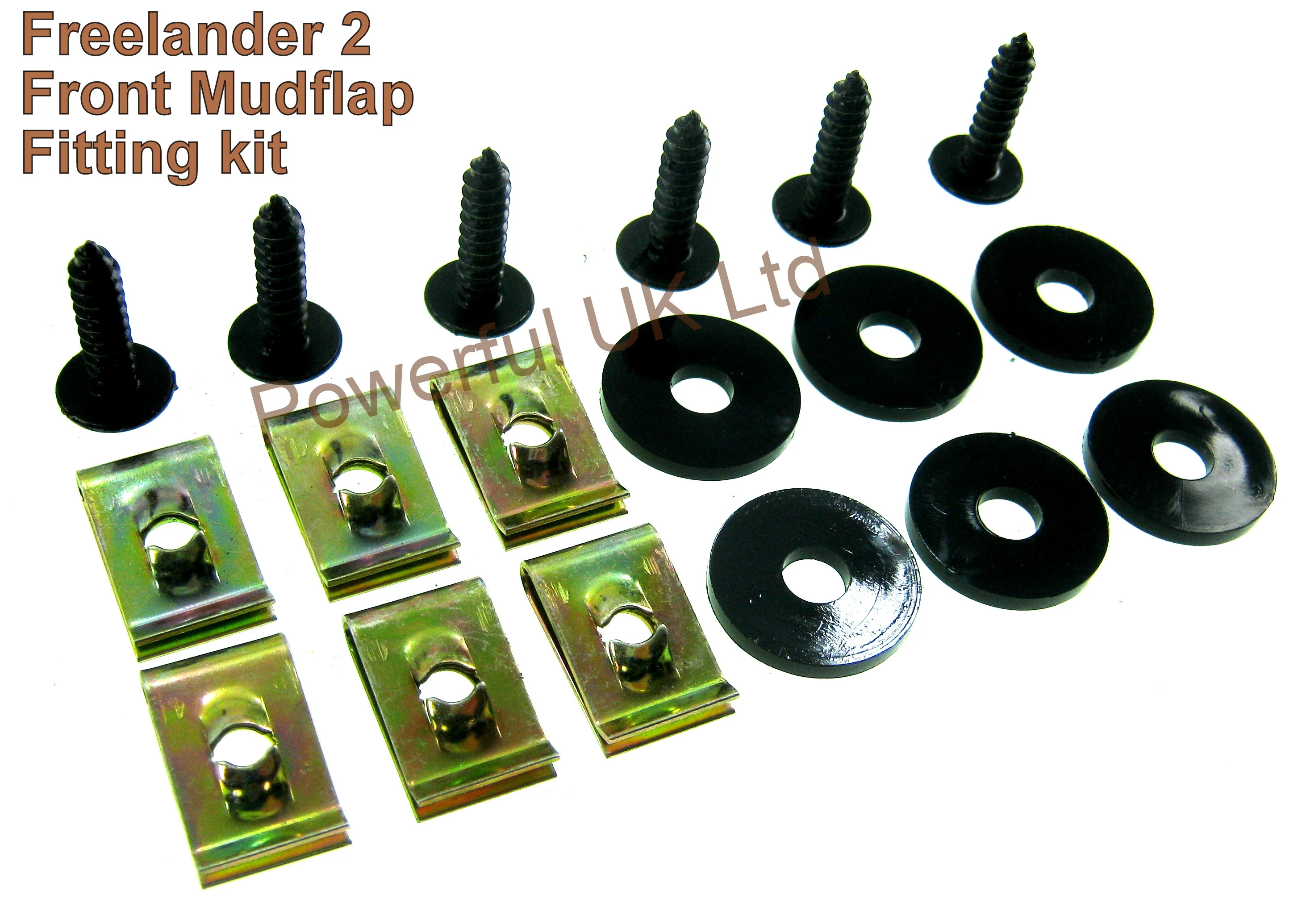Mudflap kit ( Front + Rear ) for Land Rover Freelander 2 without bodykit - Image 4