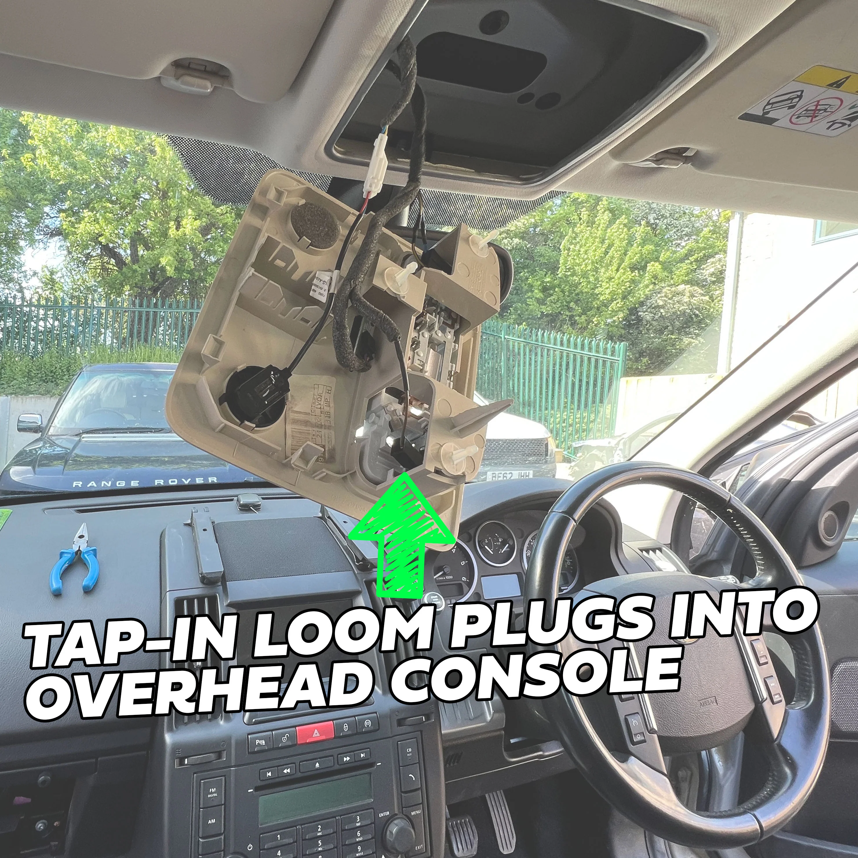 Overhead Console 'Dashcam' Wiring Kit - Tap-in Loom + USB-C Adapter for Ford Fiesta - Image 3