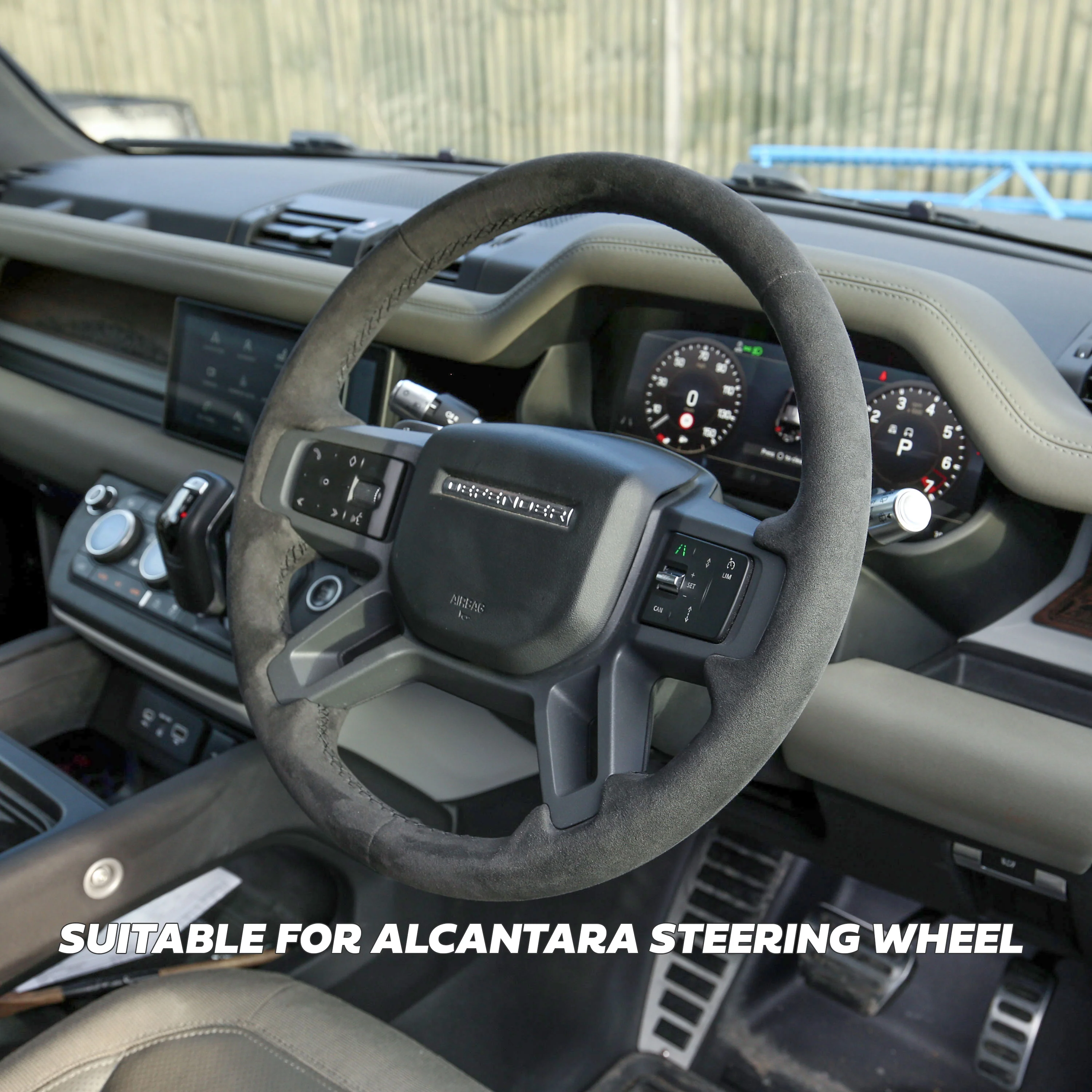 Paddle Shift Blank Kit for Alcantara Steering Wheel for Land Rover Defender L663 - Image 3