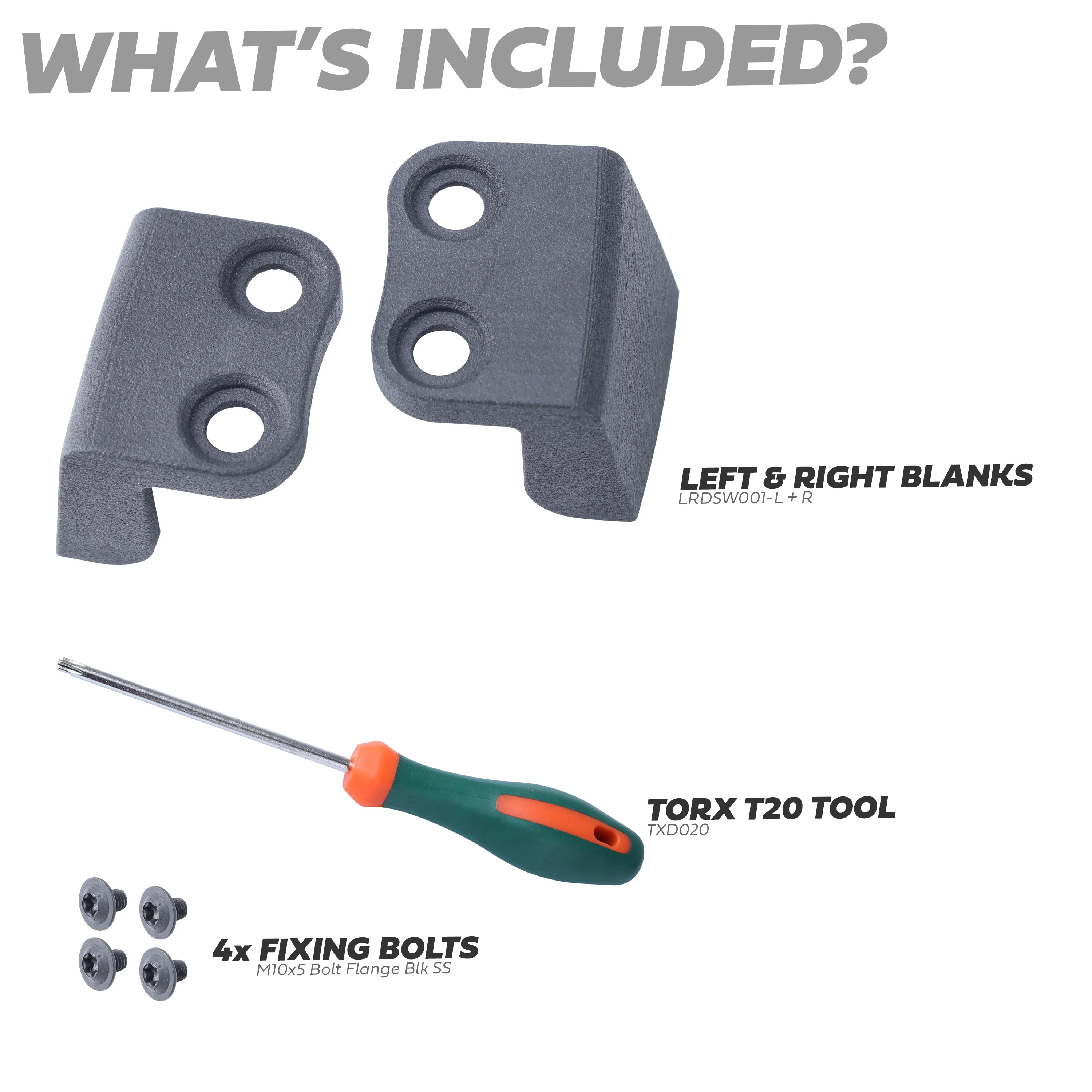 Paddle Shift Blank Kit for Alcantara Steering Wheel for Land Rover Defender L663 - Image 4