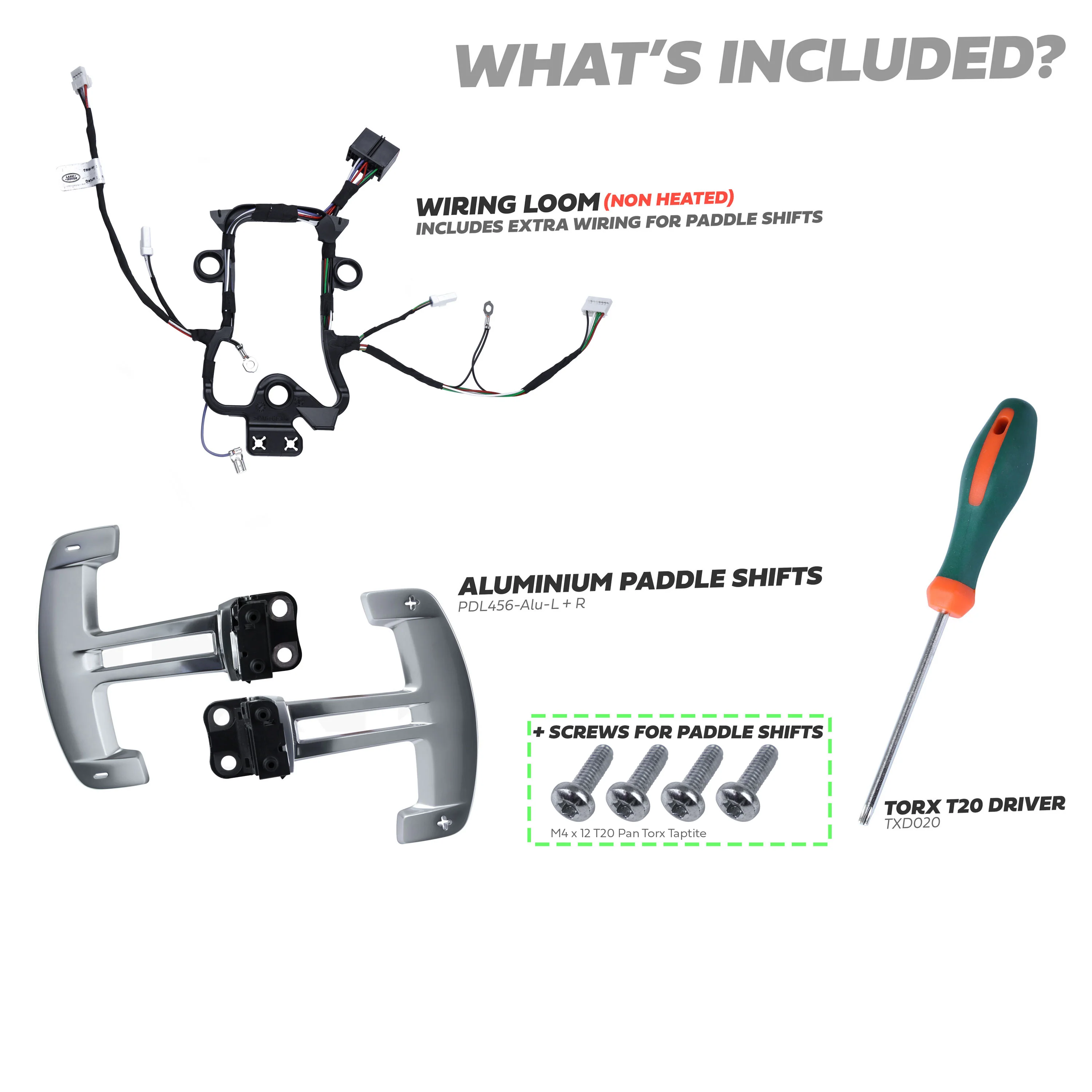Paddle Shift Upgrade Kit for Land Rover Defender L663 - for non heated Wheel - Image 4
