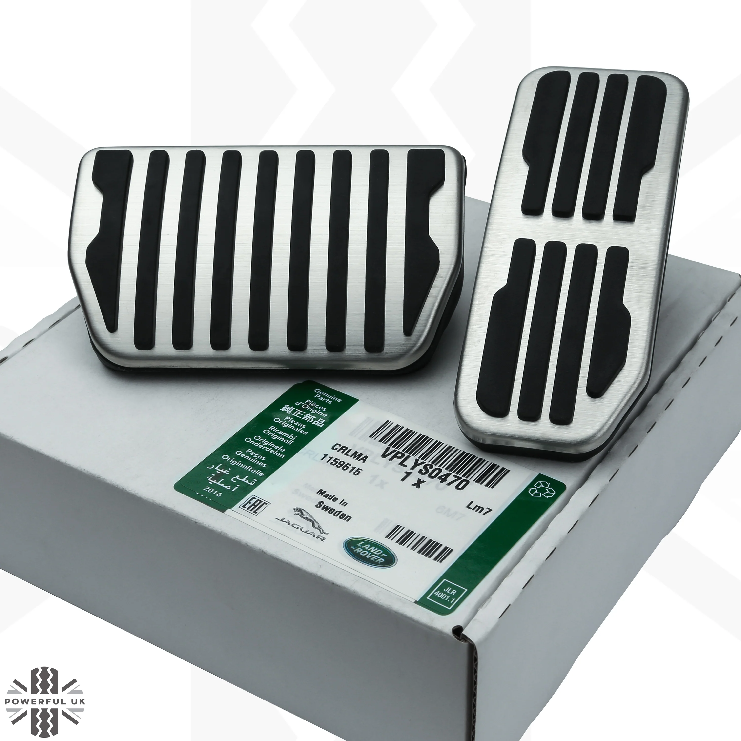 Pedal Covers (2pc) for Range Rover Velar - Genuine - Image 5