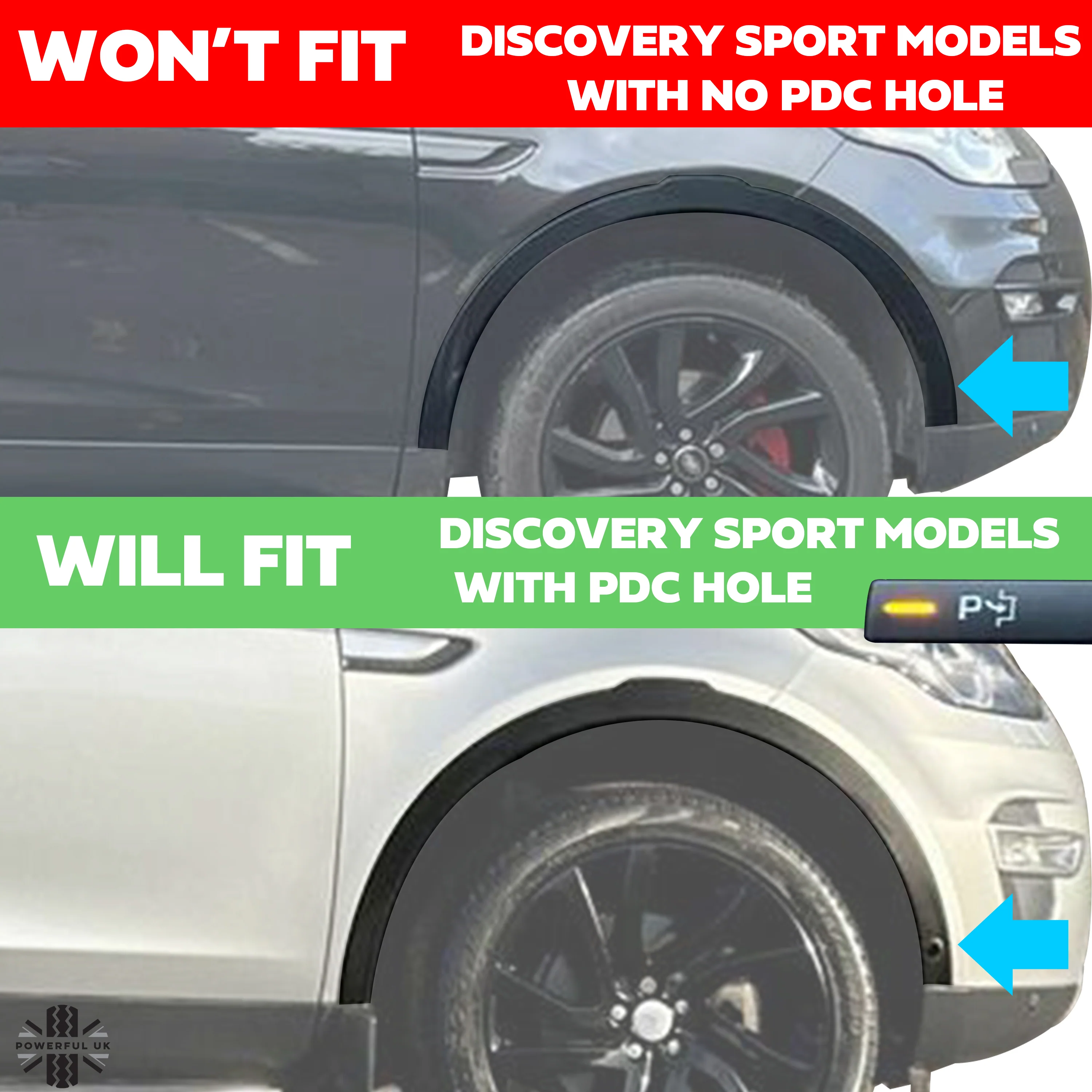 Primer Front Wheel Arch Trim (with PDC hole) for Land Rover Discovery Sport (2019+) - Right - Image 7