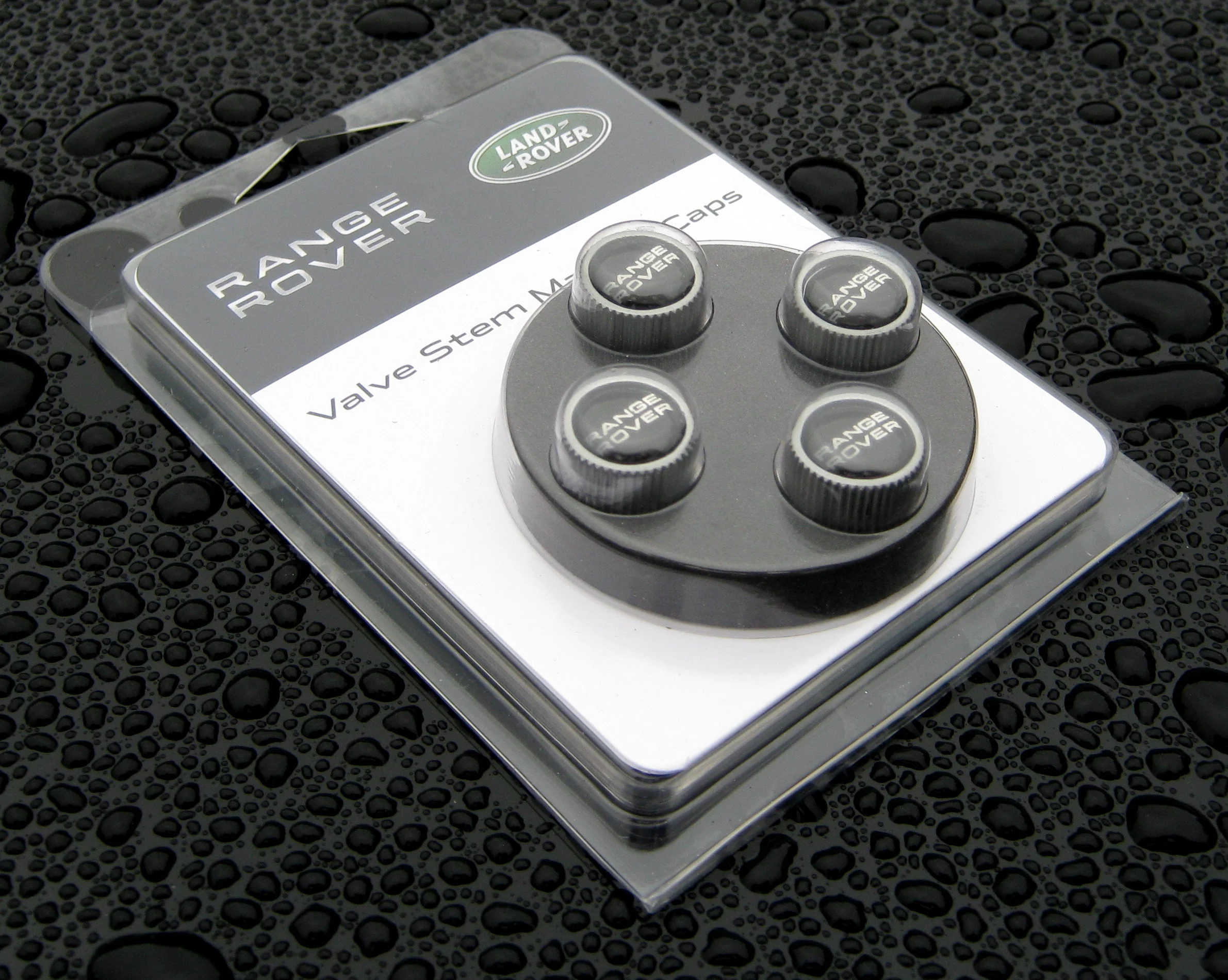 "Range Rover" Dust Valve Caps (4pc) for Range Rover Evoque - Genuine - Image 5