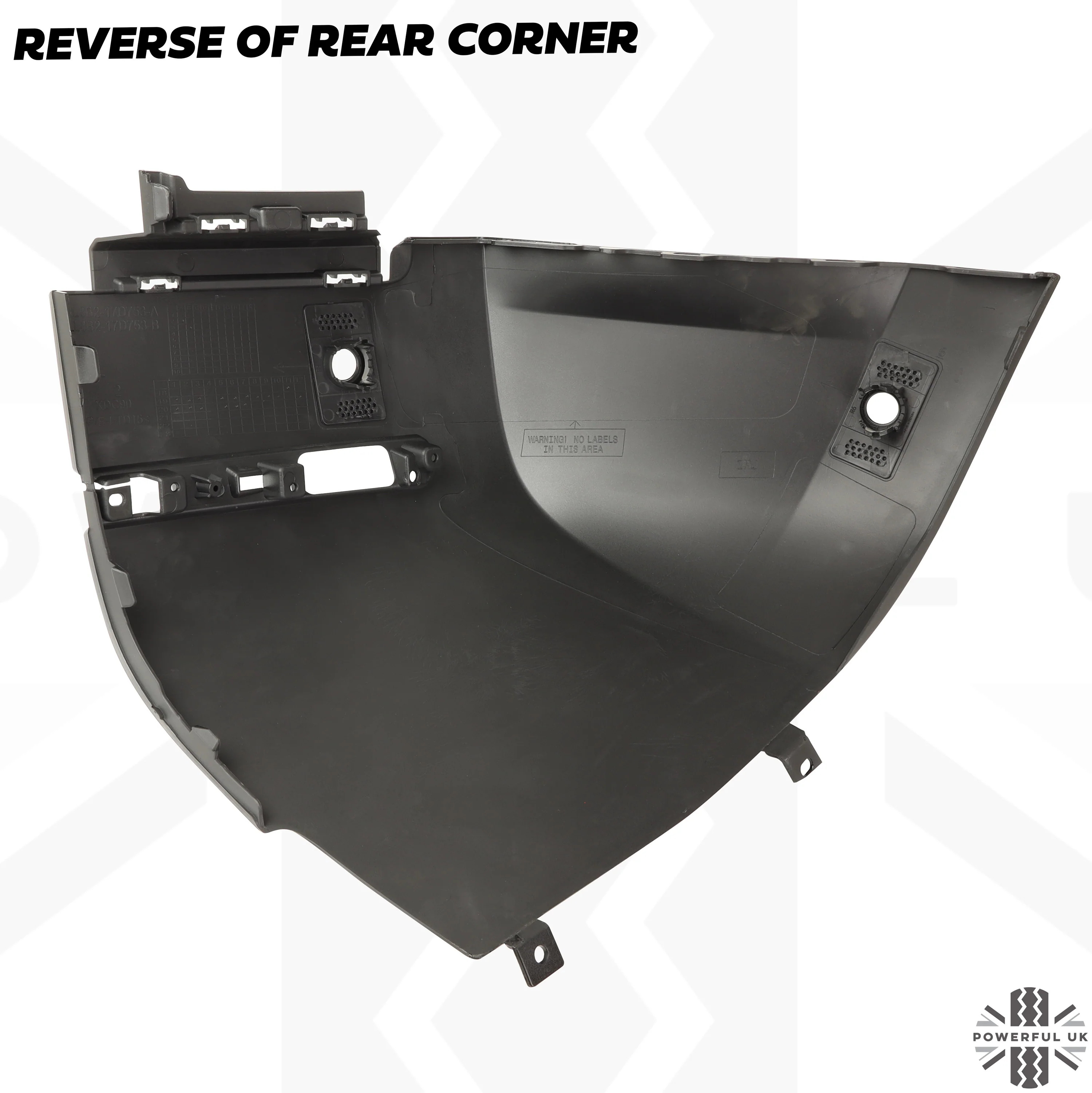 Rear Bumper Corner for Land Rover Defender L663 in Gloss Black - LEFT - Image 5
