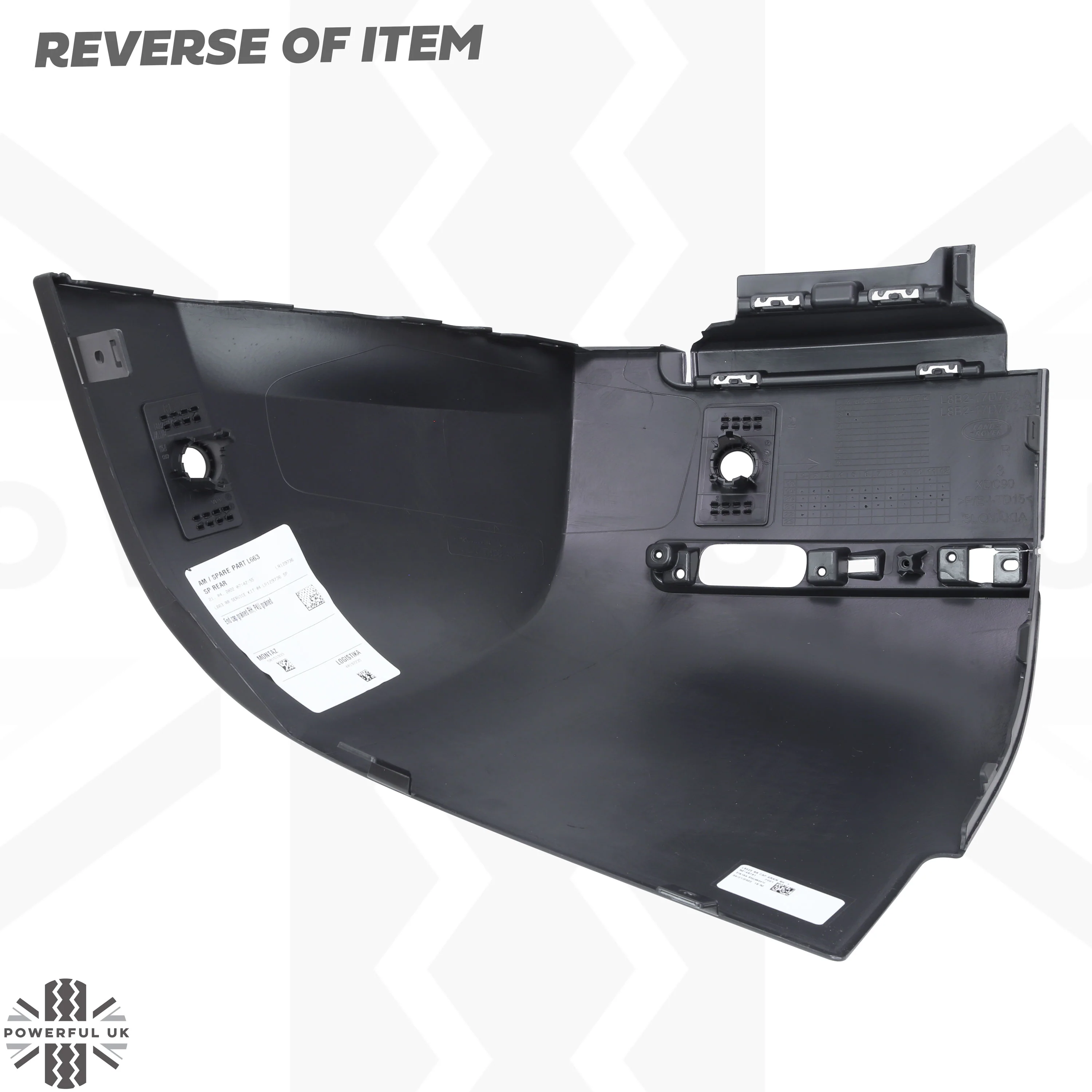 Rear Bumper Corner 'Genuine' for Land Rover Defender L663 in Textured Plastic - RIGHT - Image 6