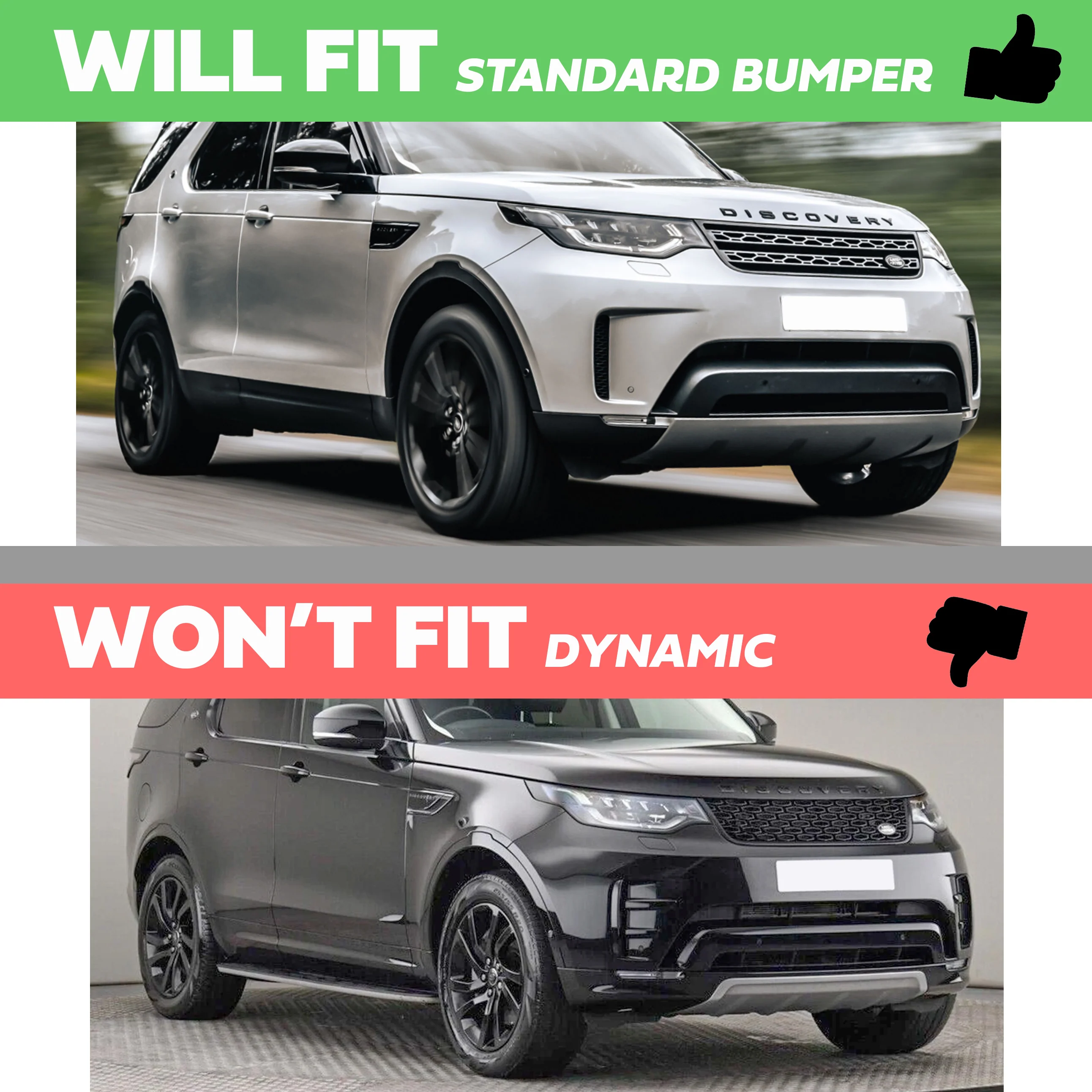 Front Bumper "Dynamic" Tow Eye Cover - Silver - for Land Rover Discovery 5 - Image 7