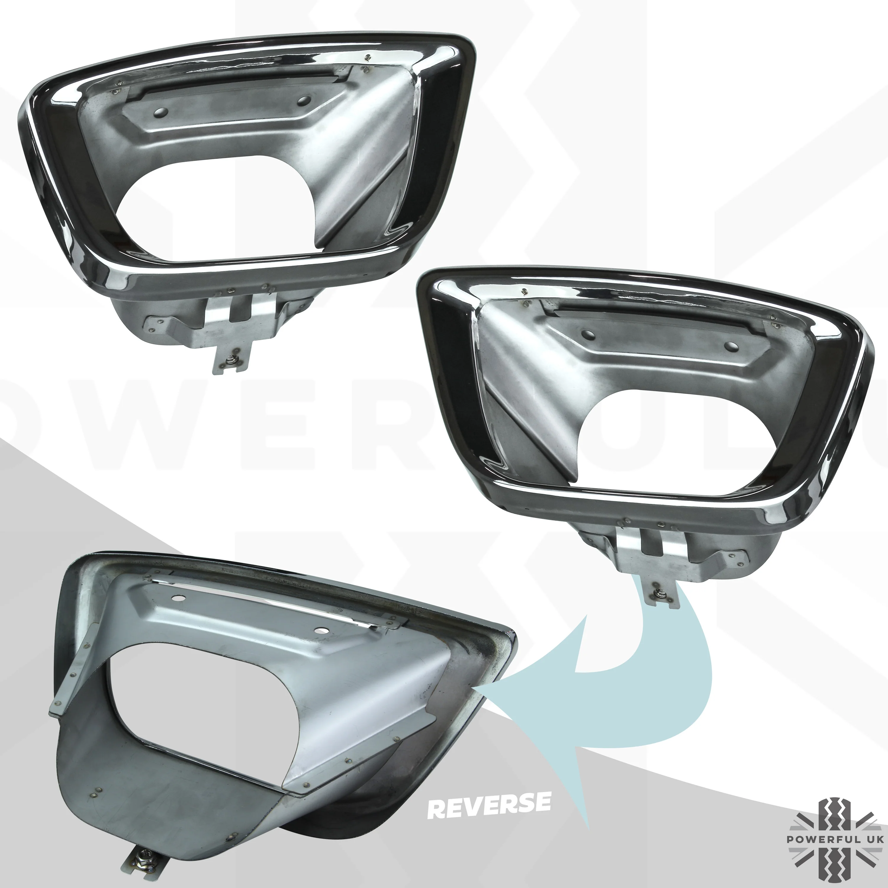 Rear Bumper Exhaust Tips "2018 SVAutobiography Style" for Range Rover L405 - Stainless Steel - Image 4