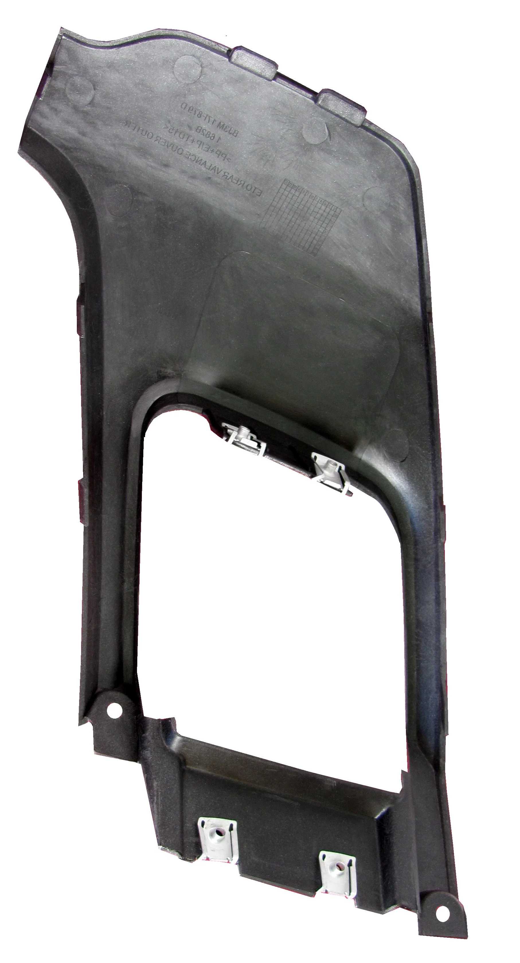 Rear Bumper Plastic Exhaust Trim for Range Rover Evoque L538 Dynamic - Black - LH - Image 3
