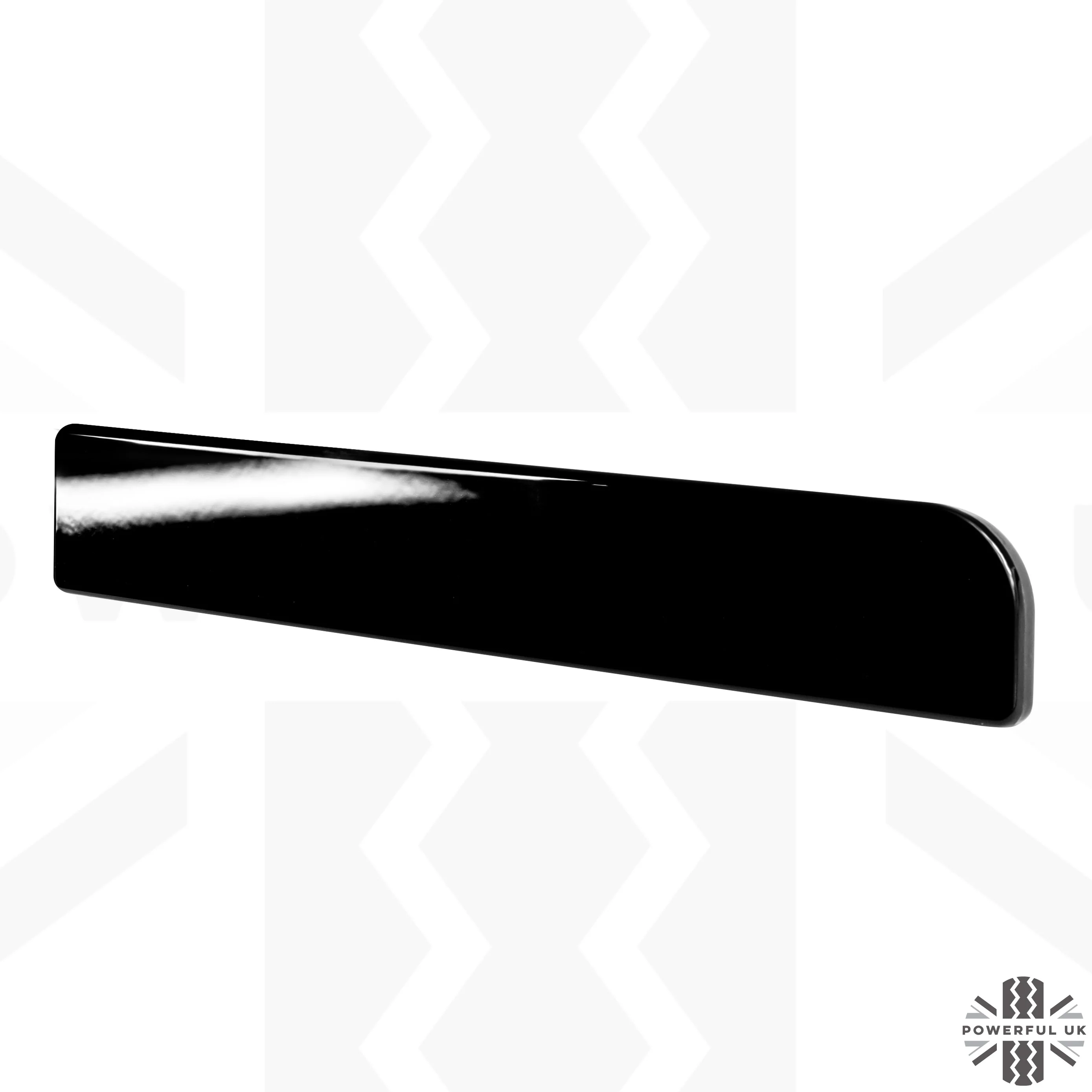 Rear Bumper Recess Insert (Upper Section) for Land Rover Defender L663 - Gloss Black - RIGHT - Image 3