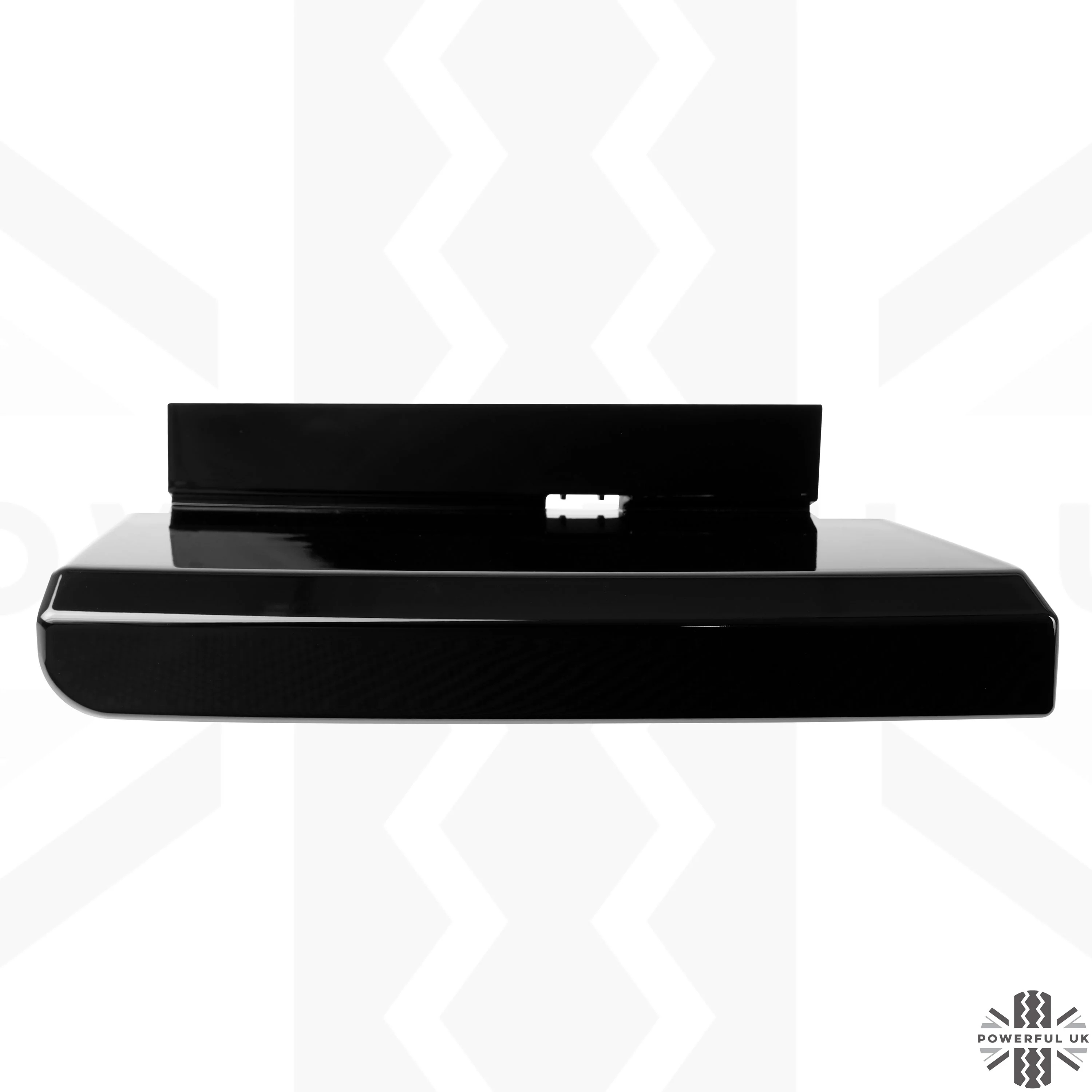 Rear Bumper Recess Trim (Lower Section) for Land Rover Defender L663 in Gloss Black - LEFT - Image 2