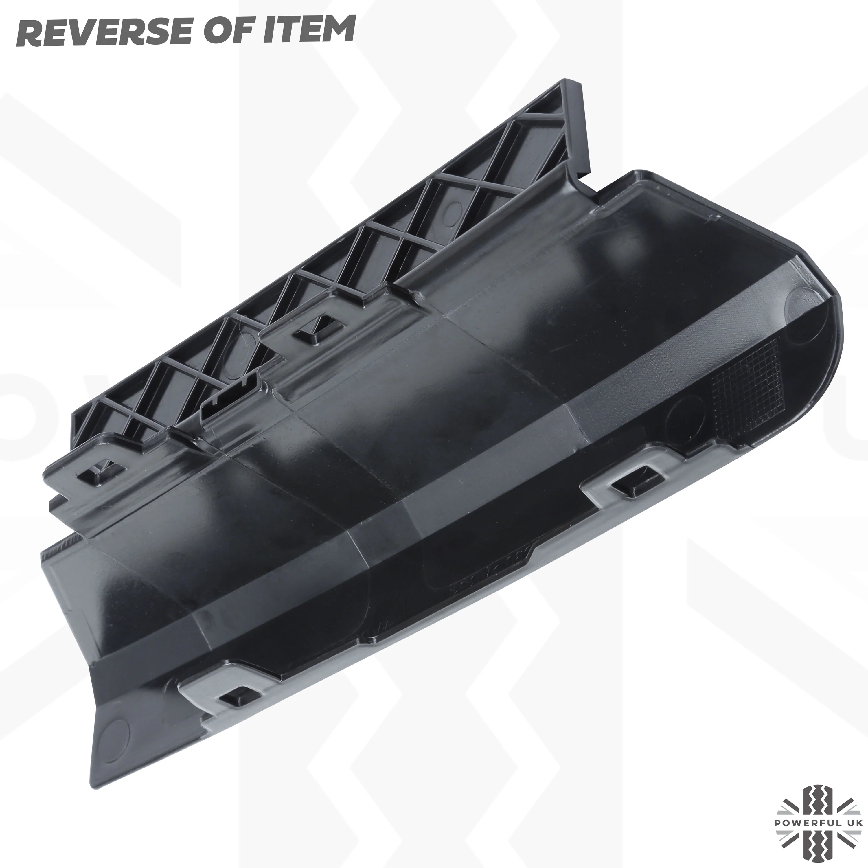 Rear Bumper Recess Trim (Lower Section) for Land Rover Defender L663 in Gloss Black - LEFT - Image 5