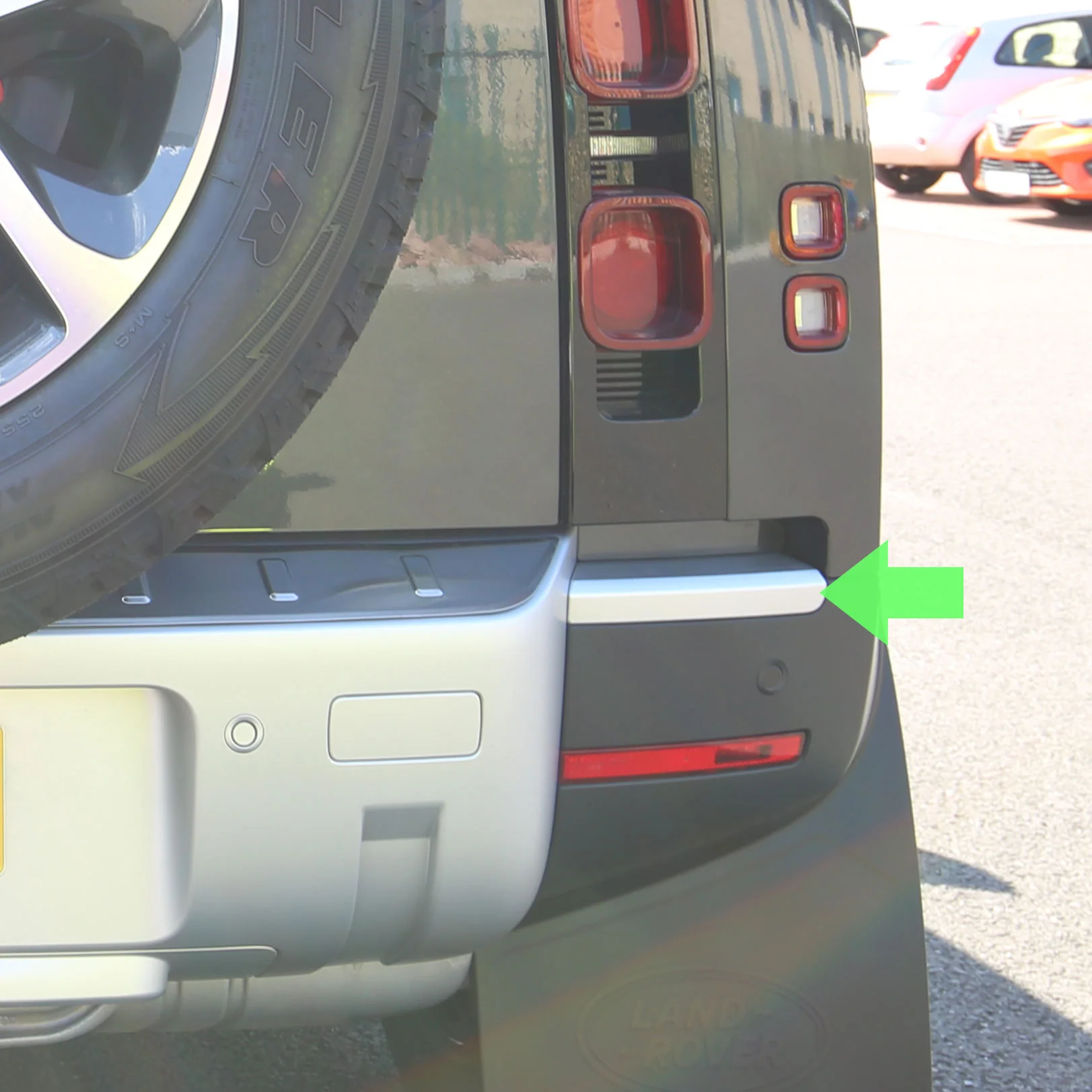 Rear Bumper Recess Trim (Lower Section) for Land Rover Defender L663 - RIGHT - Image 2