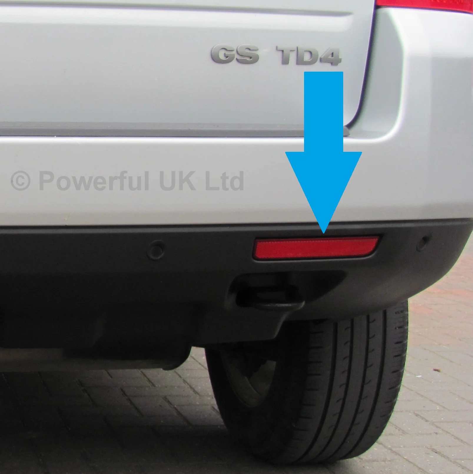 Rear Bumper Reflector for Land Rover Freelander 2 - Genuine - RIGHT RH - Image 2