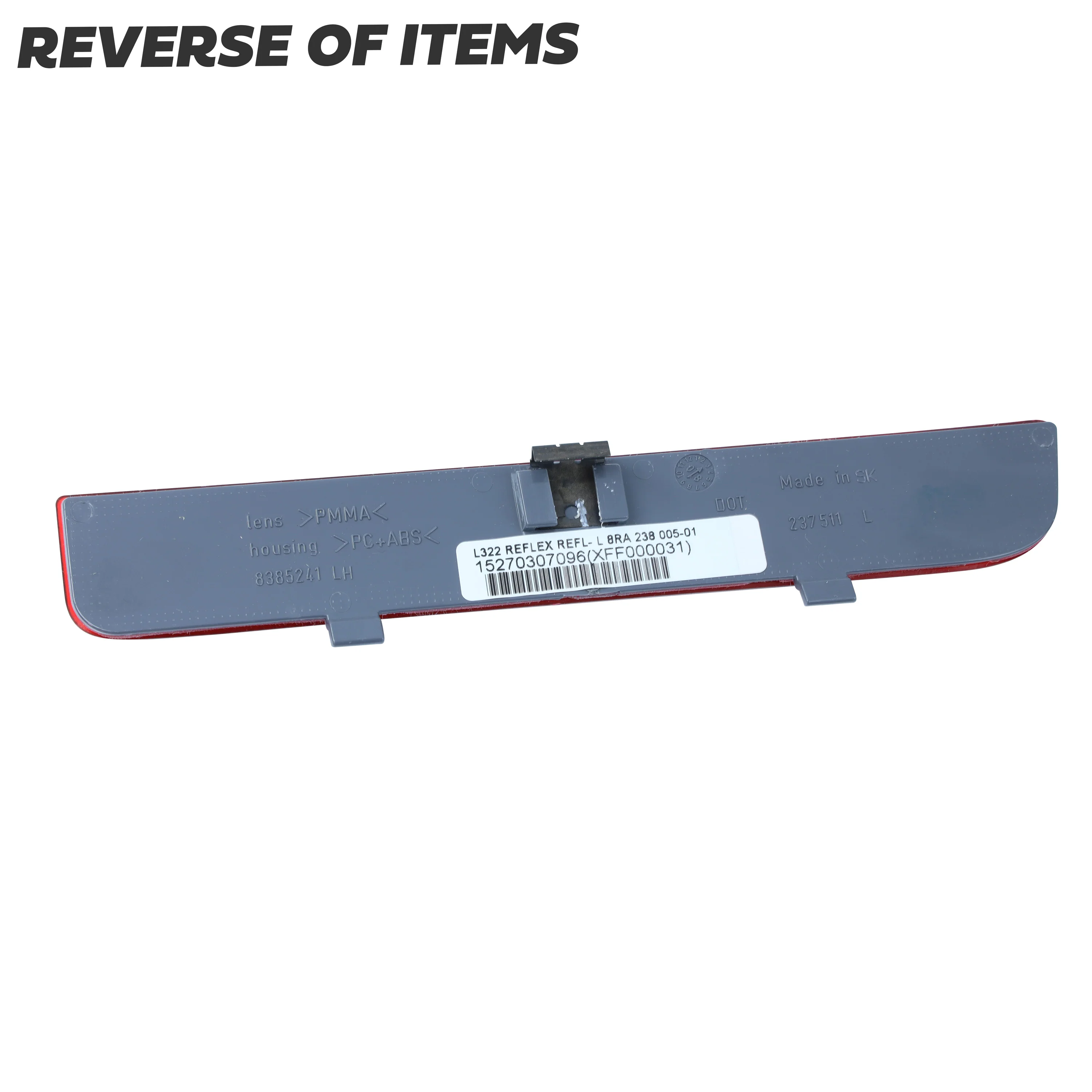 Rear Bumper Reflector for Range Rover L322 - Genuine - LEFT LH - Image 5