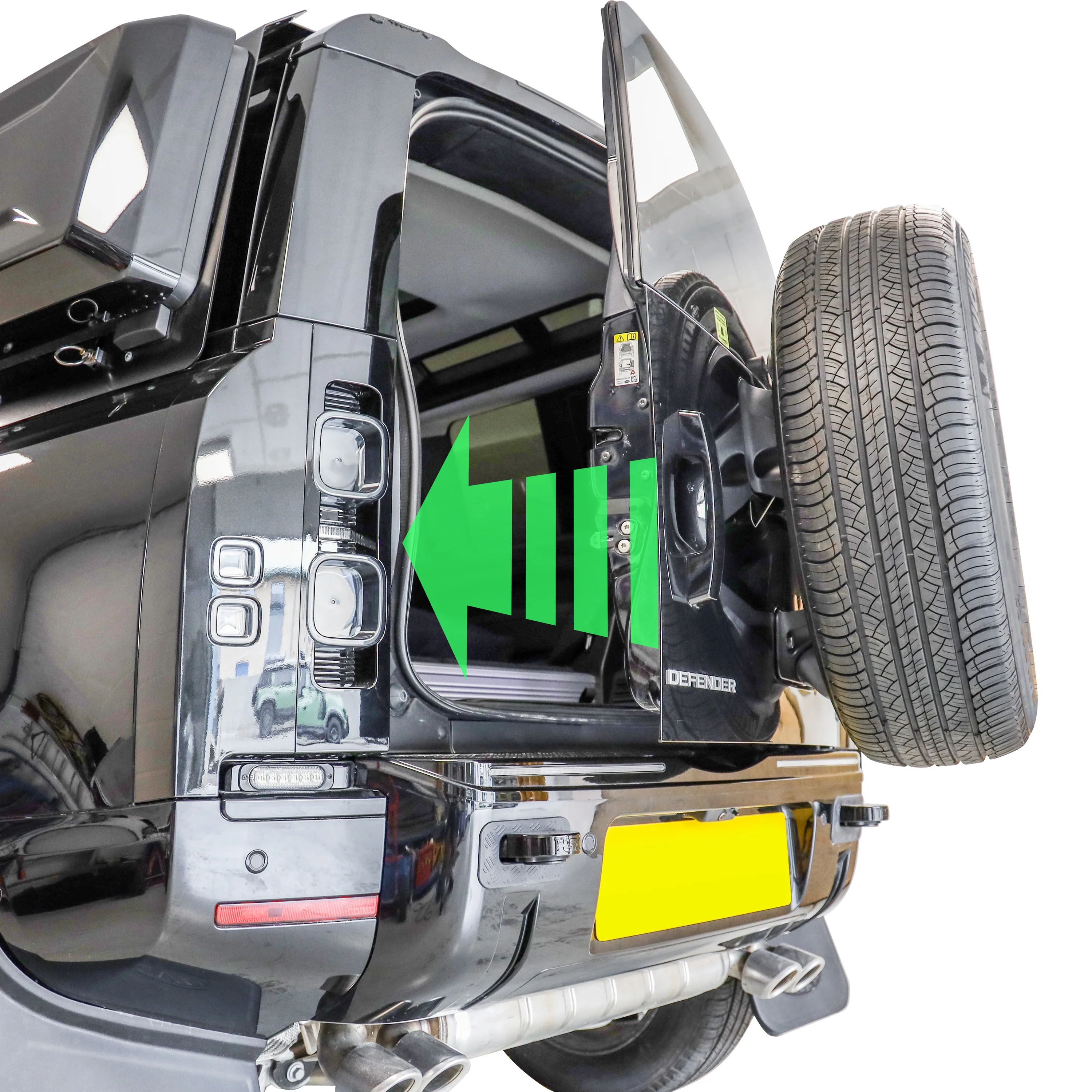Rear Door Soft Close Retrofit Kit for Land Rover Defender L663 with Genuine Latch/Actuator - Image 2