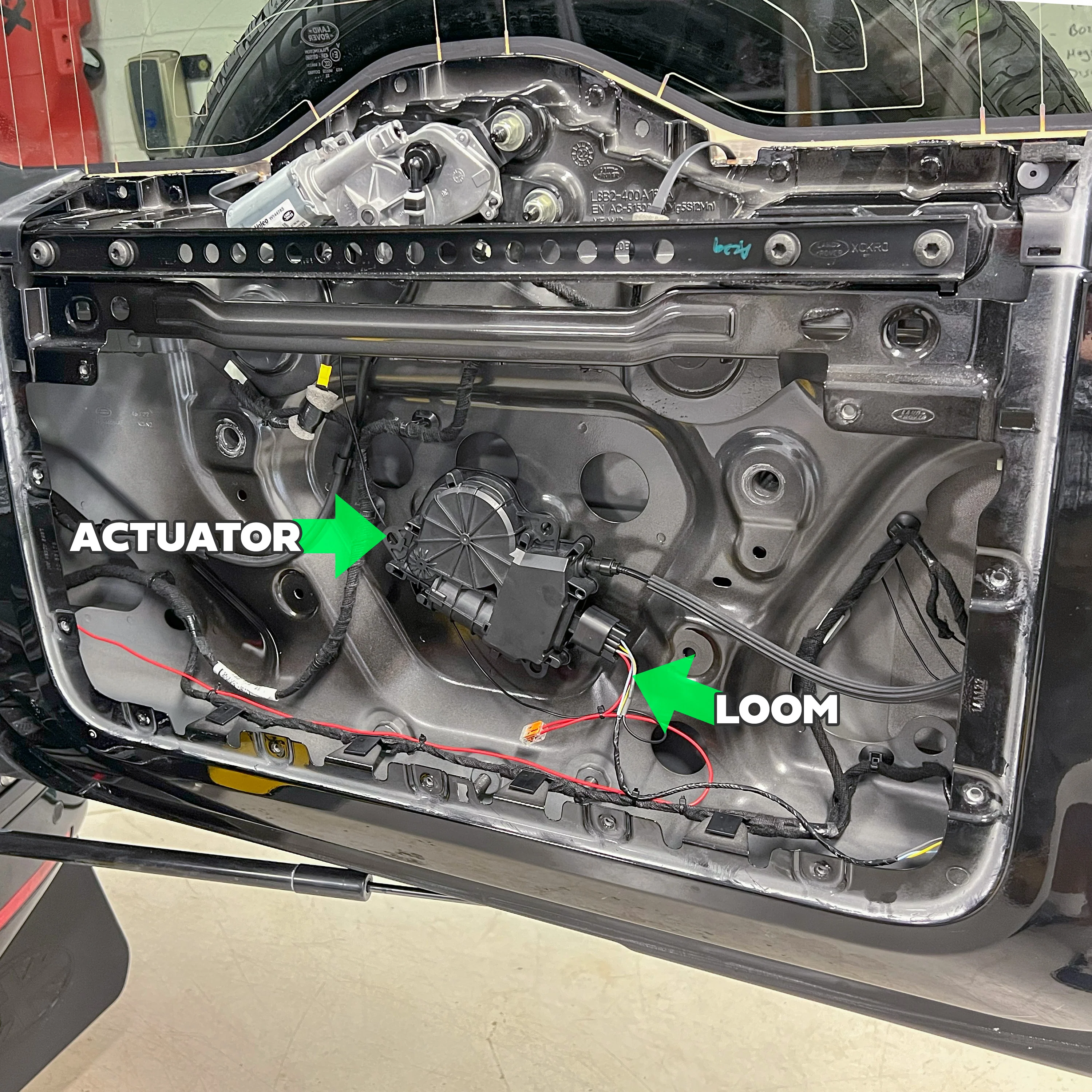 Rear Door Soft Close Retrofit Kit for Land Rover Defender L663 with Aftermarket Latch/Actuator - Image 5