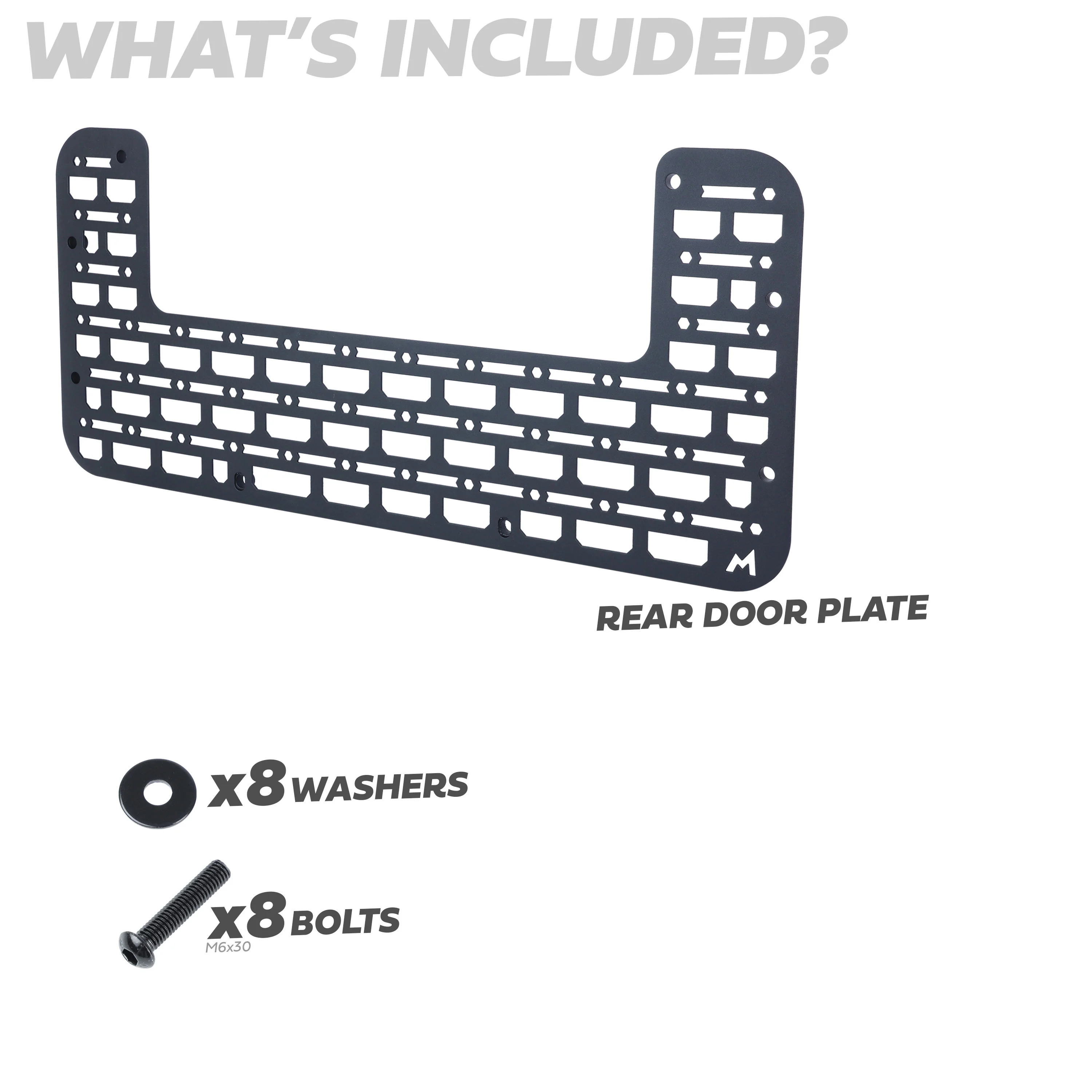 Rear Door Terrafirma Molle Plate for Land Rover Defender L663 - Image 3