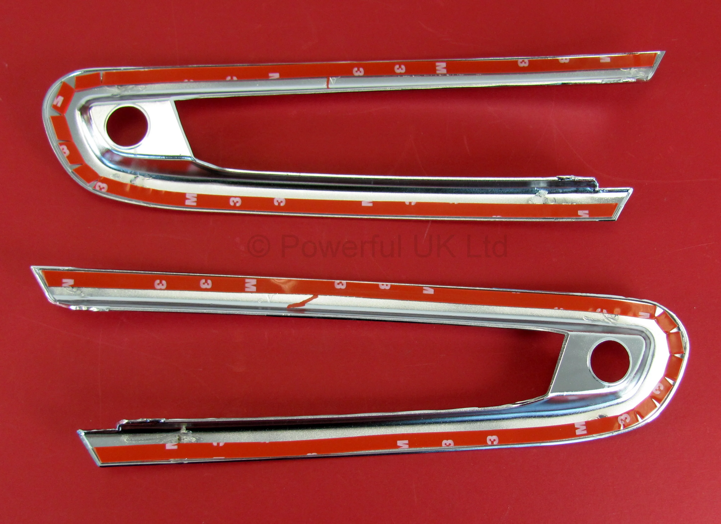 Rear Fog Lamp Surrounds for Range Rover Evoque L538 Dynamic Rear Bumper- Chrome - Image 3
