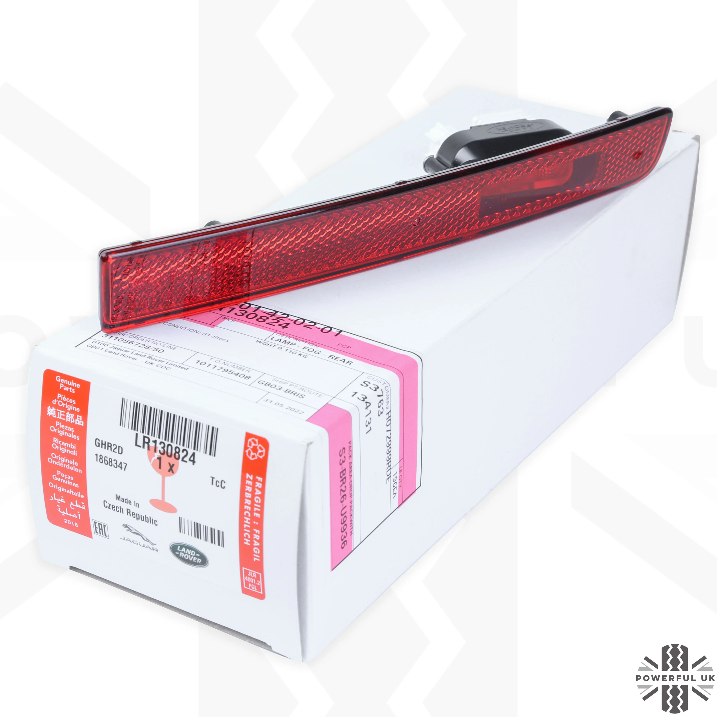 Rear LED Fog Lamp/Reflector for Land Rover Defender L663 - Genuine - RIGHT - Image 2