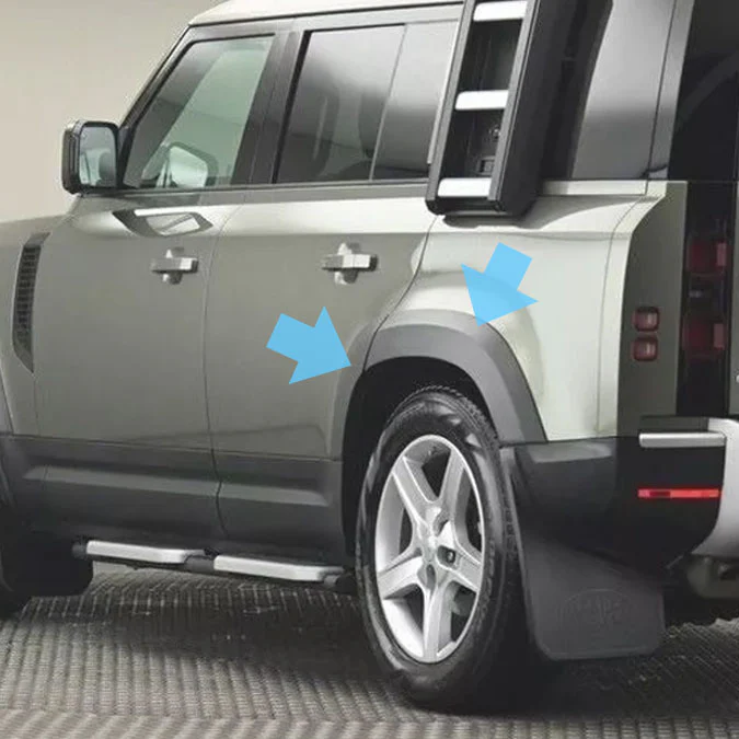 Rear Left Extended Wheel Arch in Textured Plastic for Land Rover Defender L663 (110 model) - Image 2