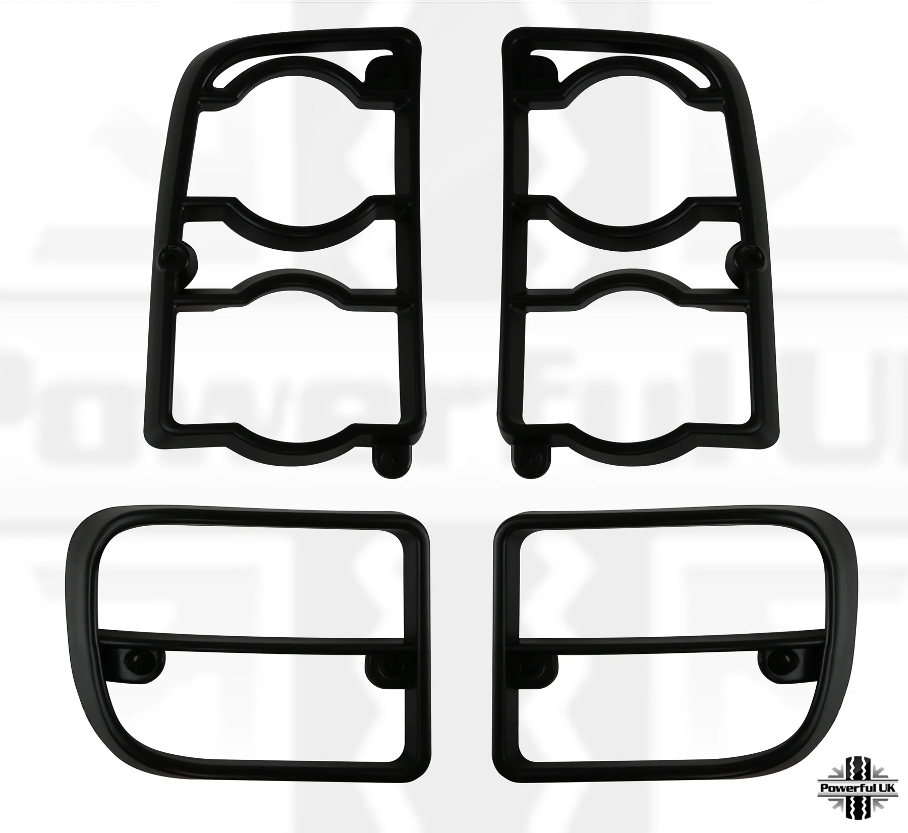 Rear Light Guards - Black - for Land Rover Freelander 1 2005-07 - Image 5