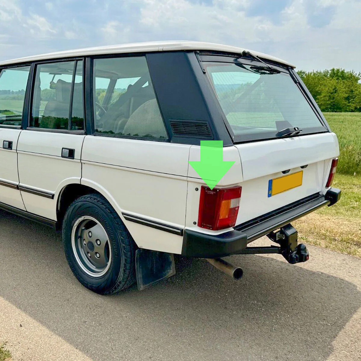 Rear Light Lens for Range Rover Classic - Side Section - Clear Edge - Left Side - Image 2