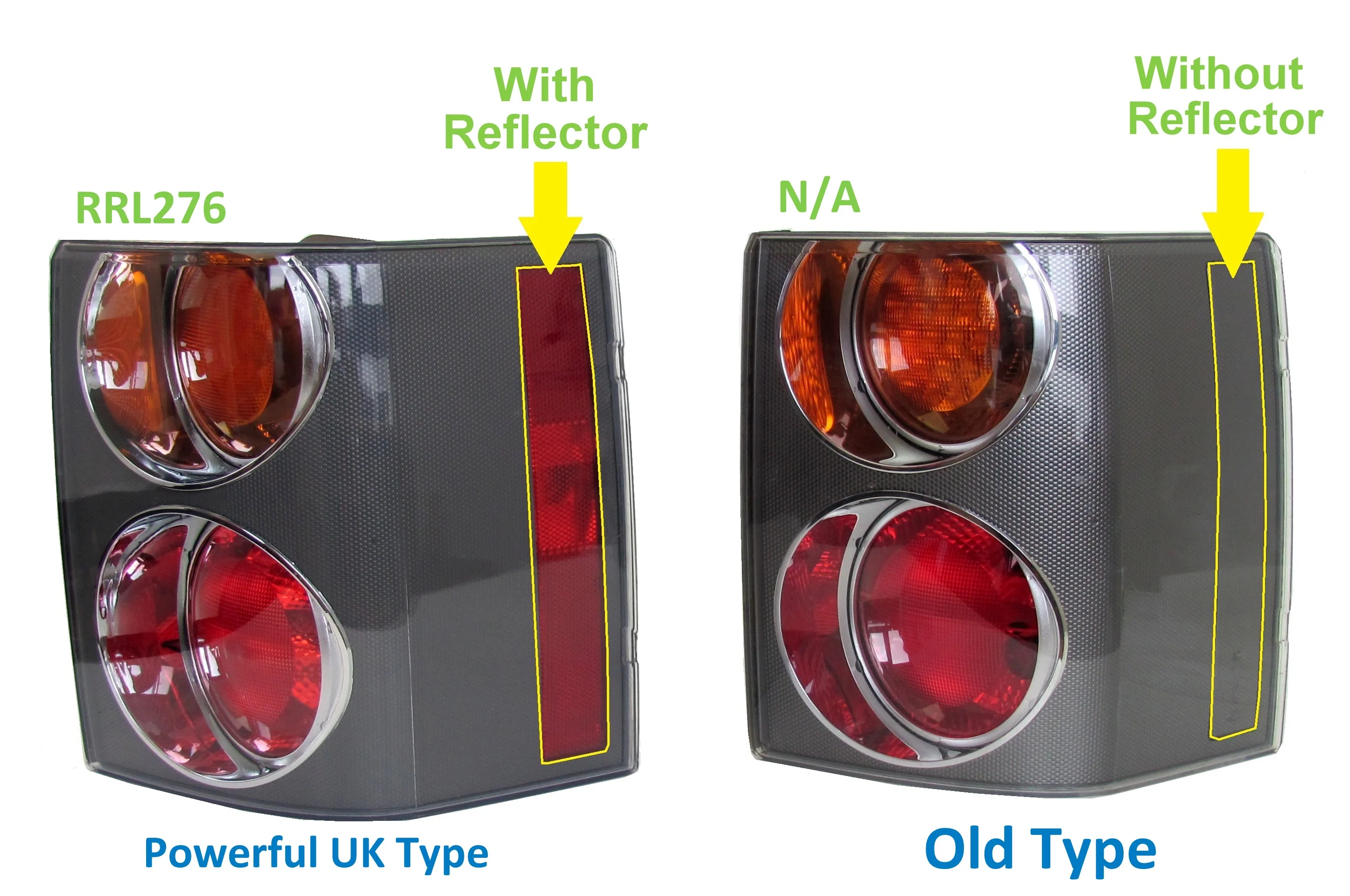 Rear Light Red/Orange for Range Rover L322 2002-05 - LEFT LH - Image 5