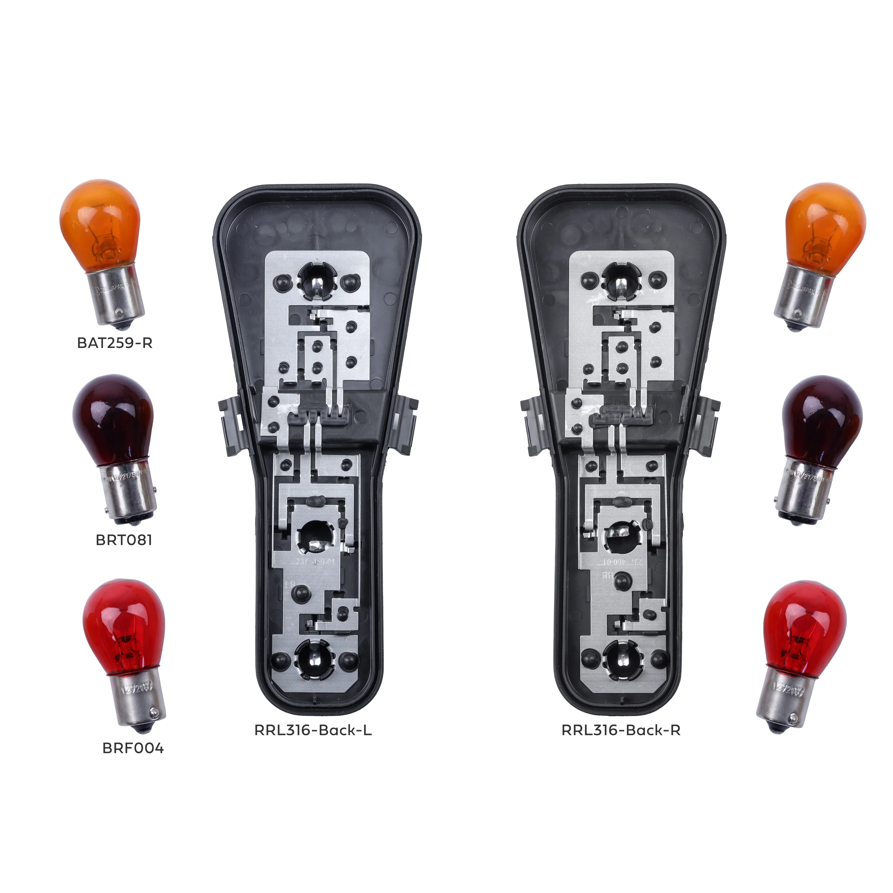 Rear Lights Smoked "Supercharged Type" for Range Rover L322 2002-09 - PAIR - Kit With Bulbs & Bulb Holders - Image 7