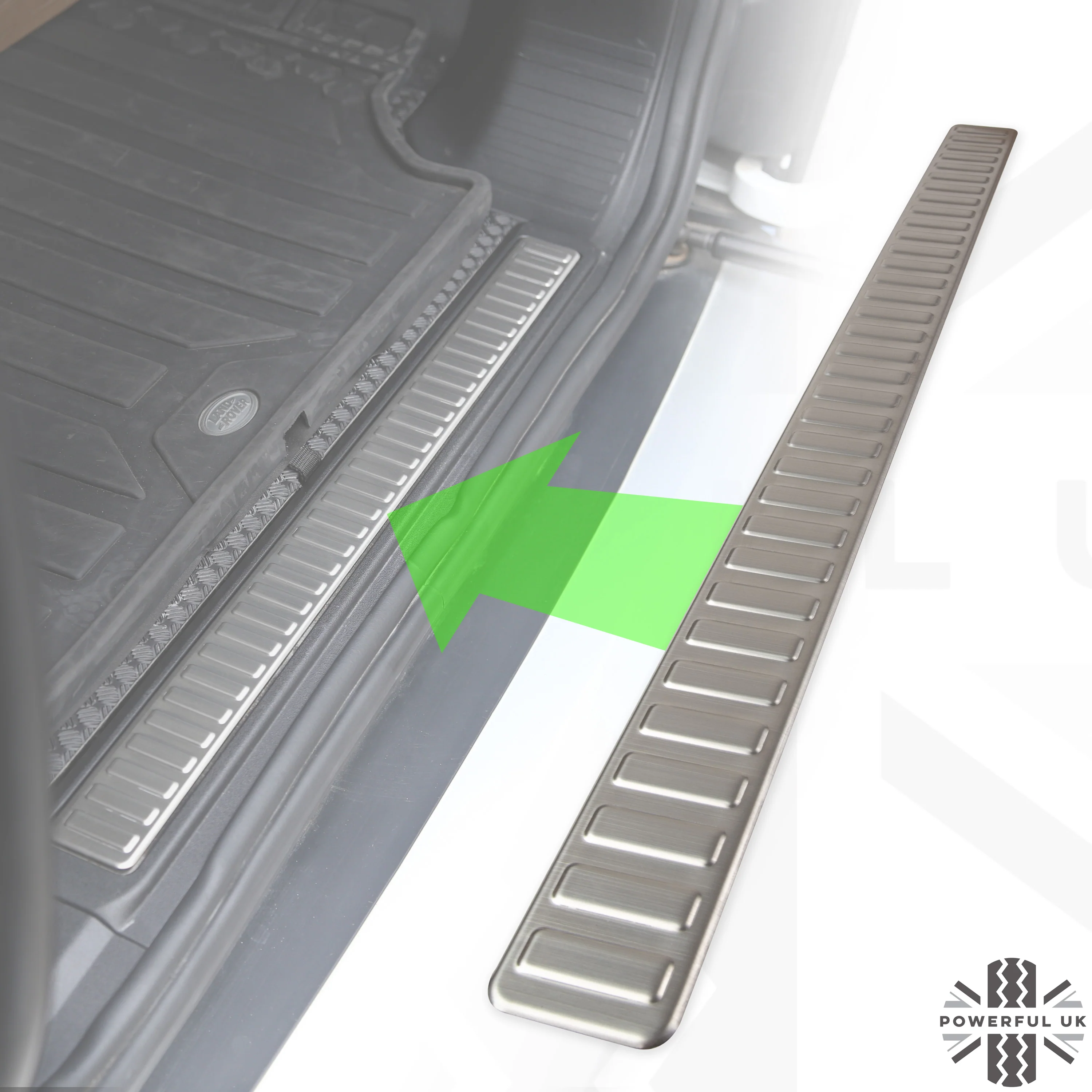 Rear Loadspace Finisher INSERT - Stainless - for Land Rover Defender L663