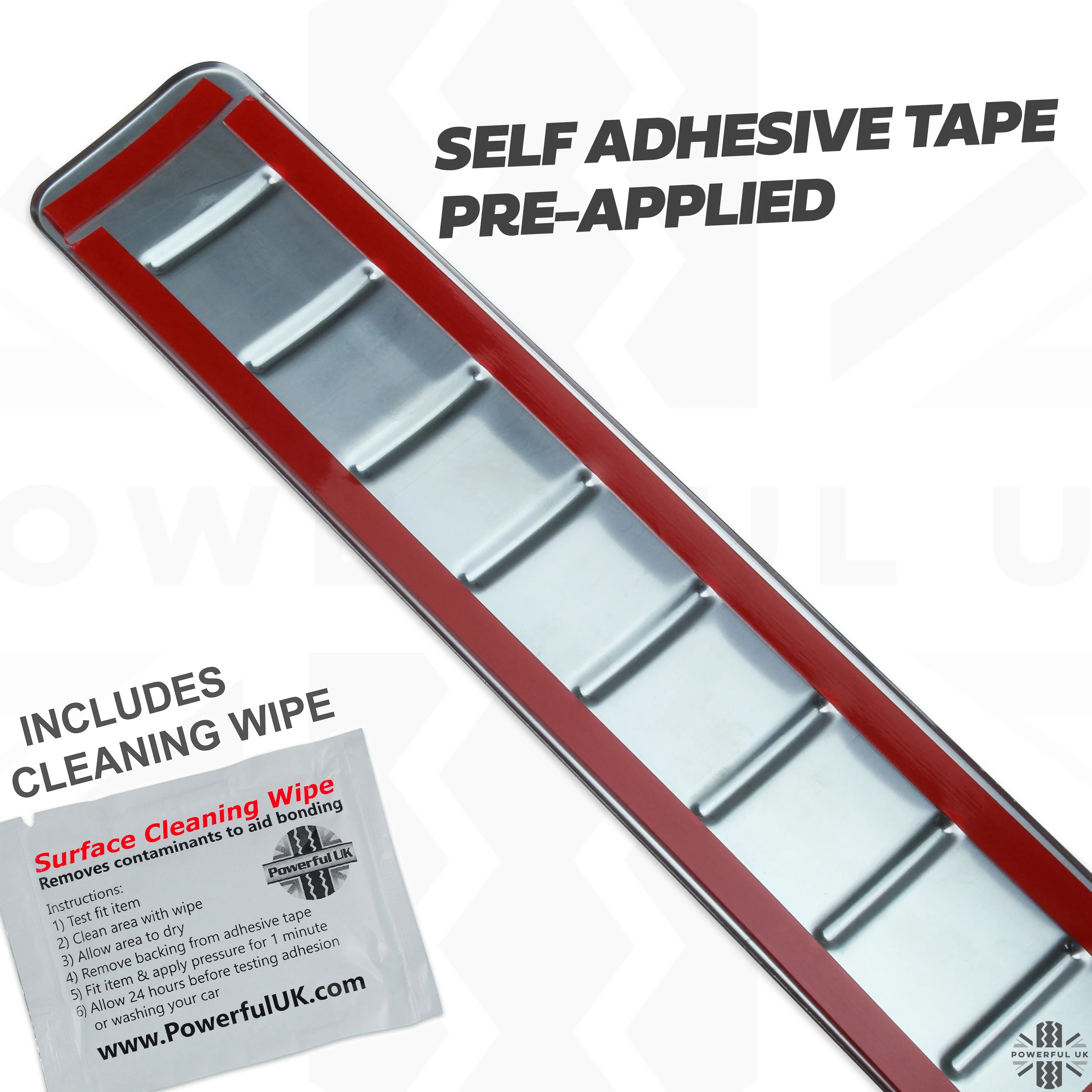 Rear Loadspace Finisher Upgrade Inserts for Range Rover Evoque L538 - Stainless Steel - Image 4