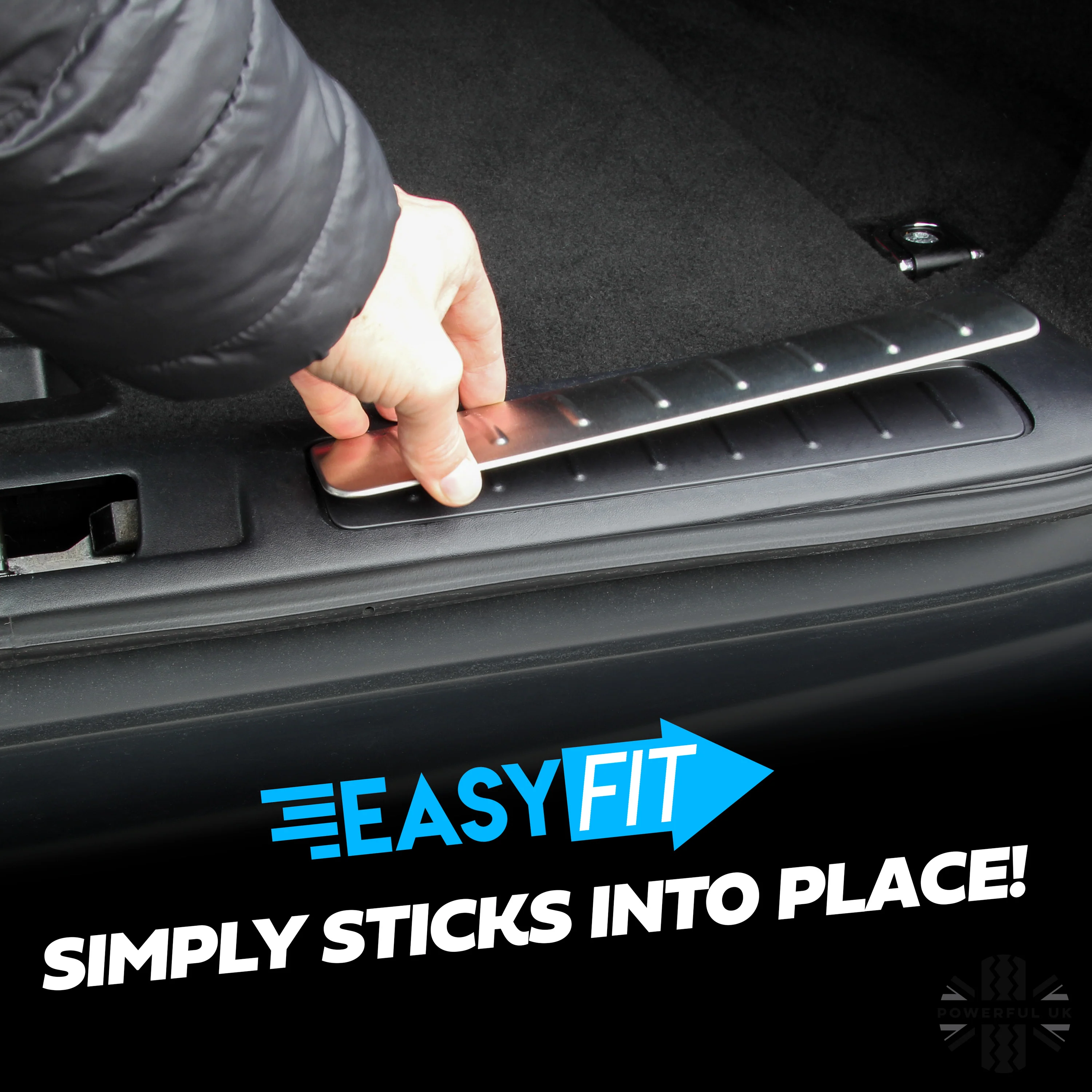 Rear Loadspace Finisher Upgrade Inserts for Range Rover Evoque L538 - Stainless Steel - Image 5