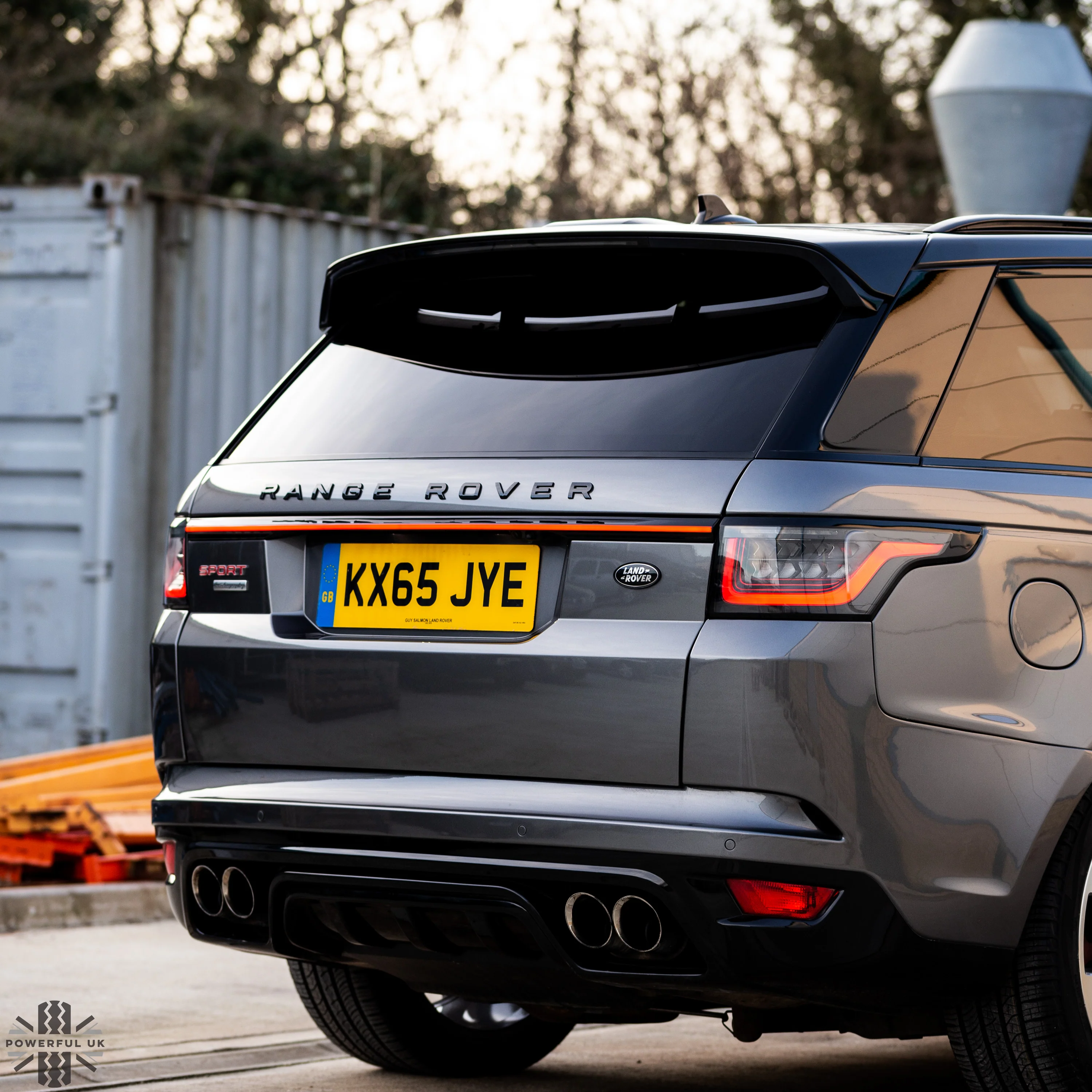 Rear Tailgate LED Lightbar for Range Rover Sport L494 WITHOUT reverse camera - RED Lens - Image 9