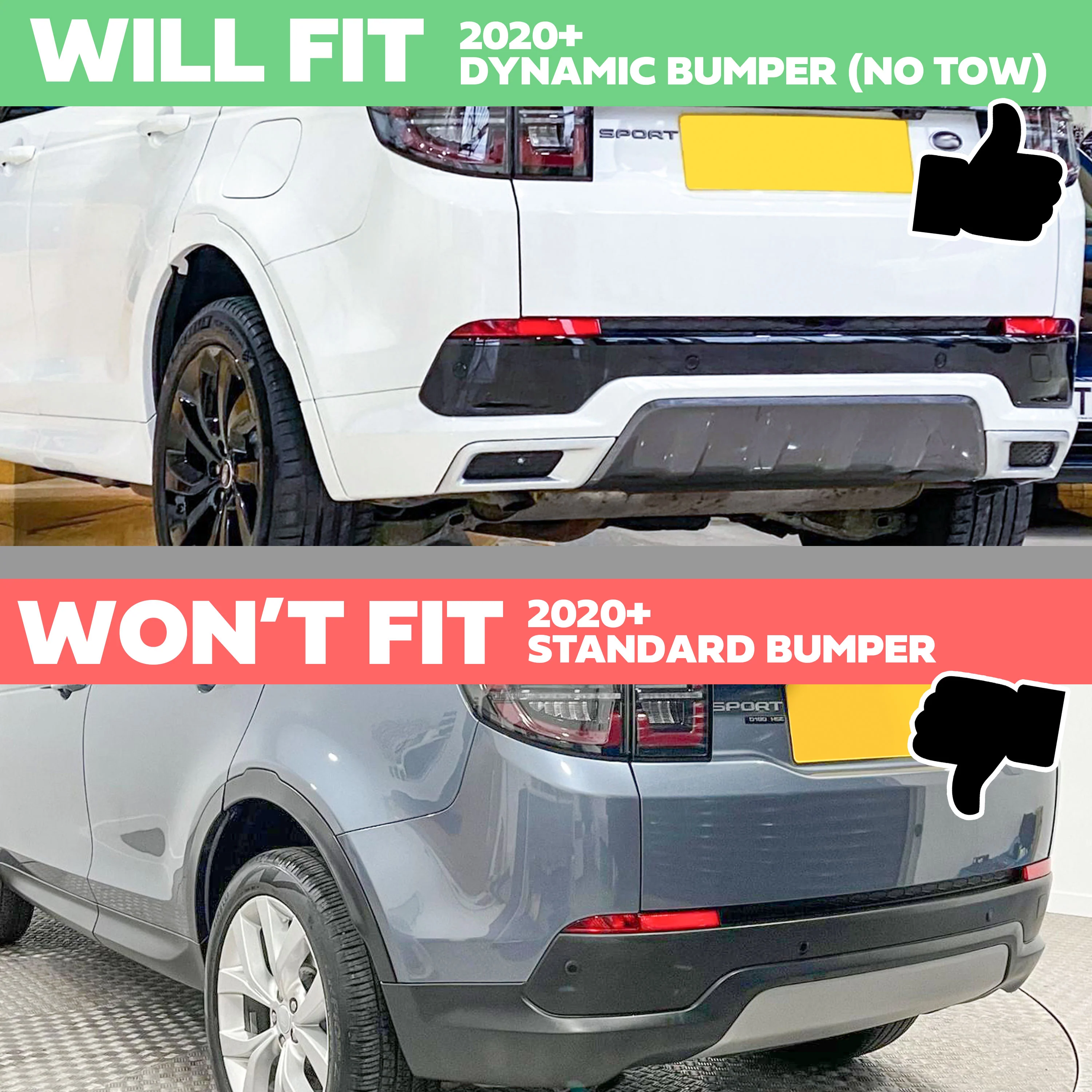 Rear Tow Eye Cover for Land Rover Discovery Sport 2020+ Dynamic Bumper - Corris Grey - Image 6