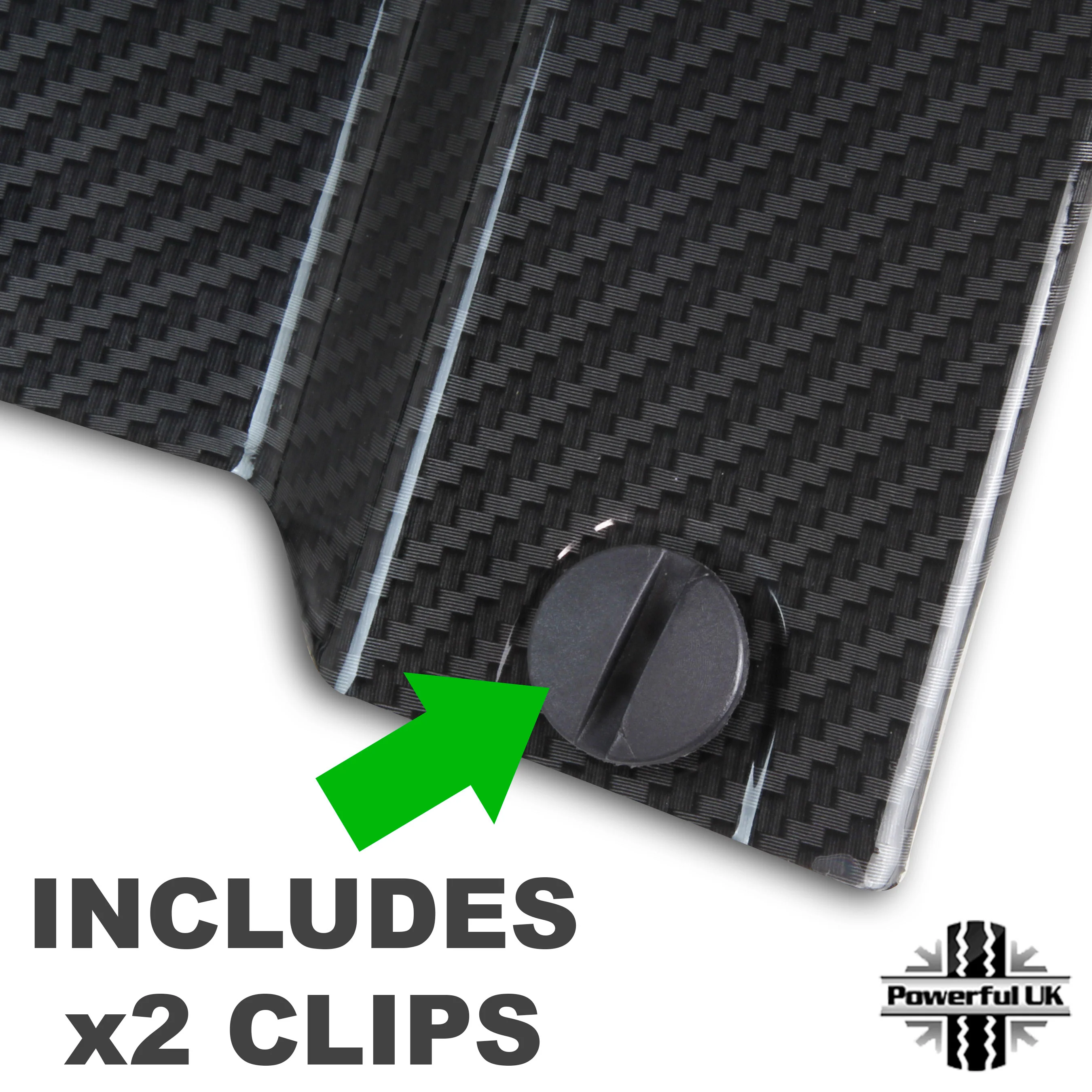 Rear Tow Eye Cover for Range Rover Sport L494 (2014-17)  - Carbon Fibre Effect - Image 3