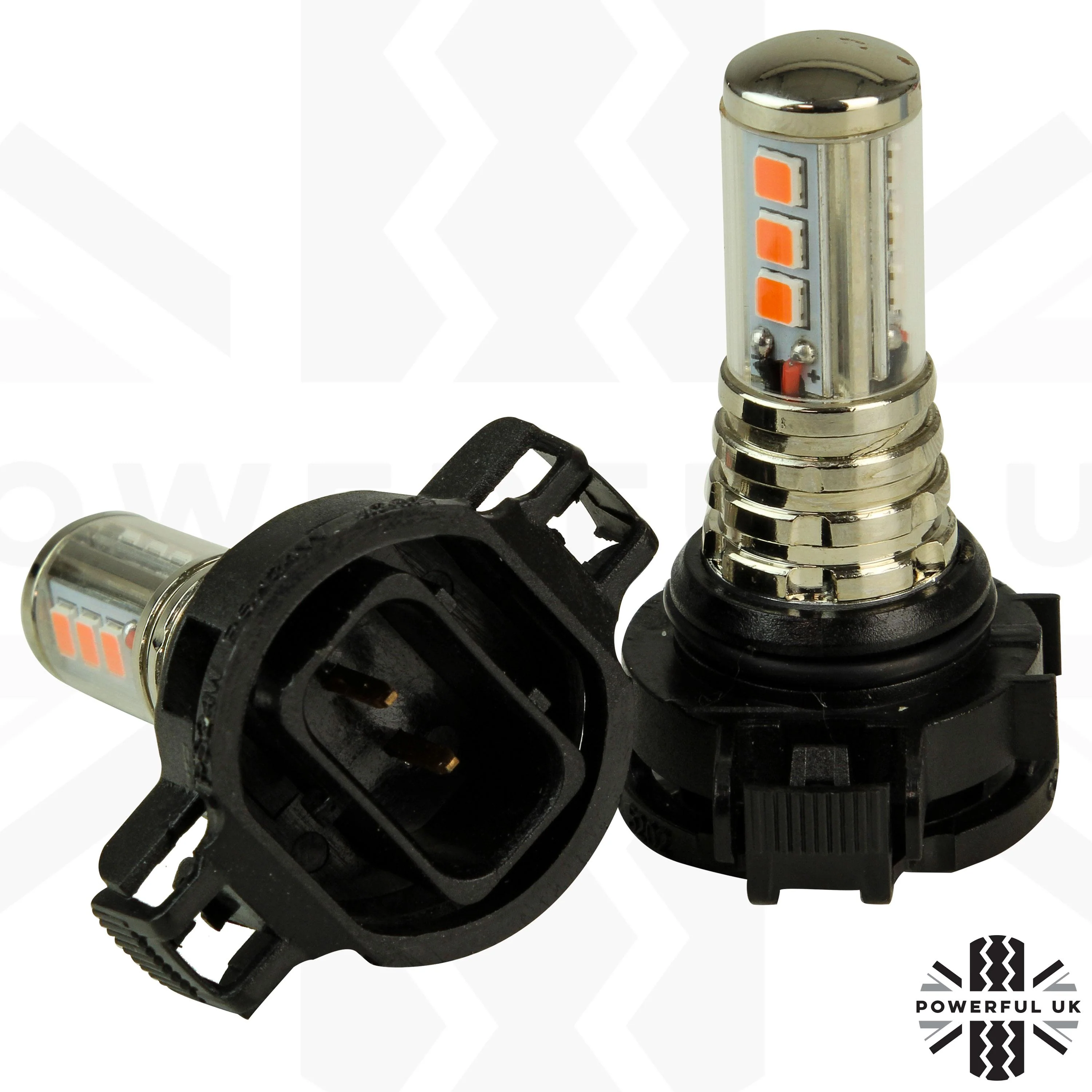 Red LED Bulb (PS19W) for Rear Fog Lamps - PAIR - Image 5