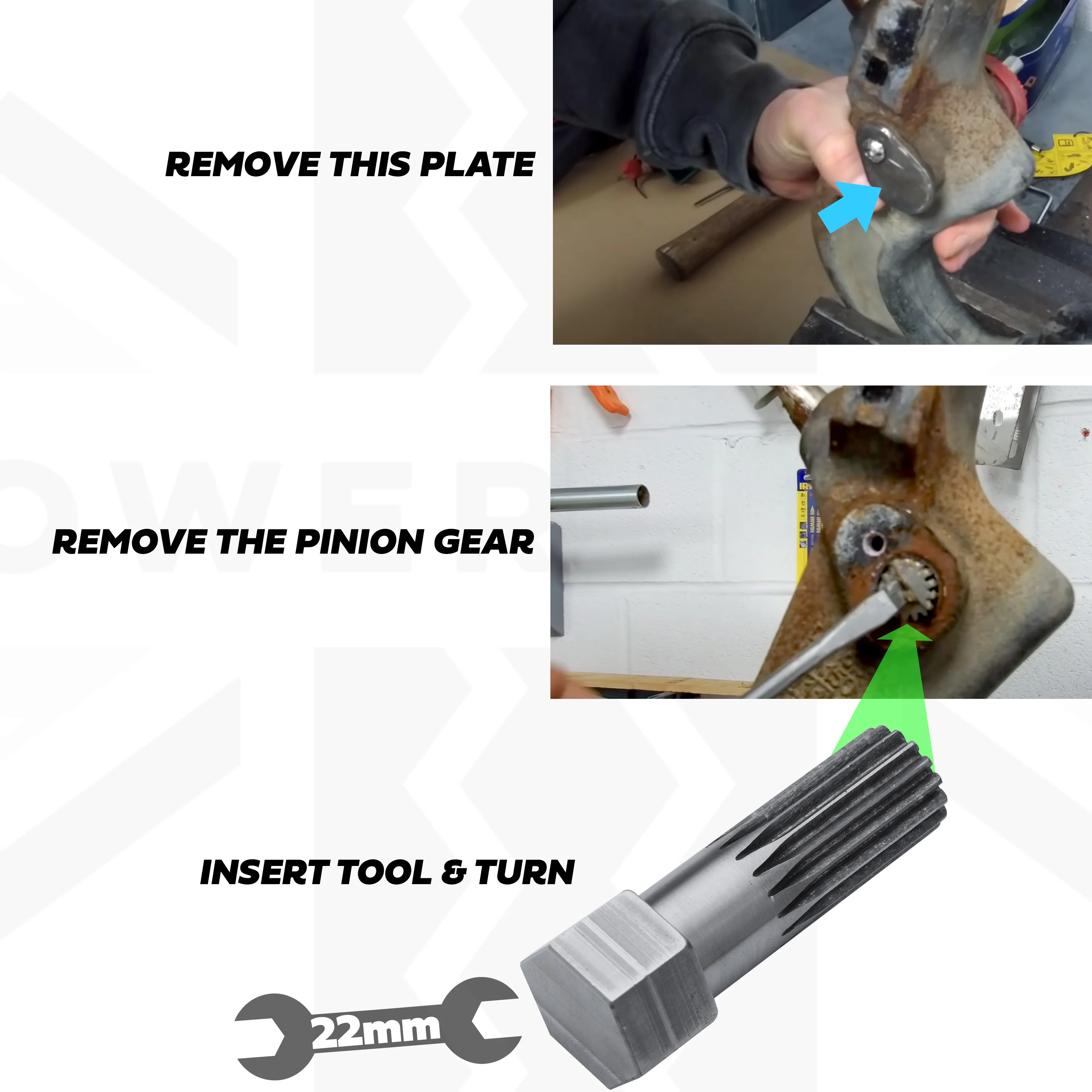 Removal Tool for Detachable Tow Hitch for Range Rover Sport L320 - Image 5