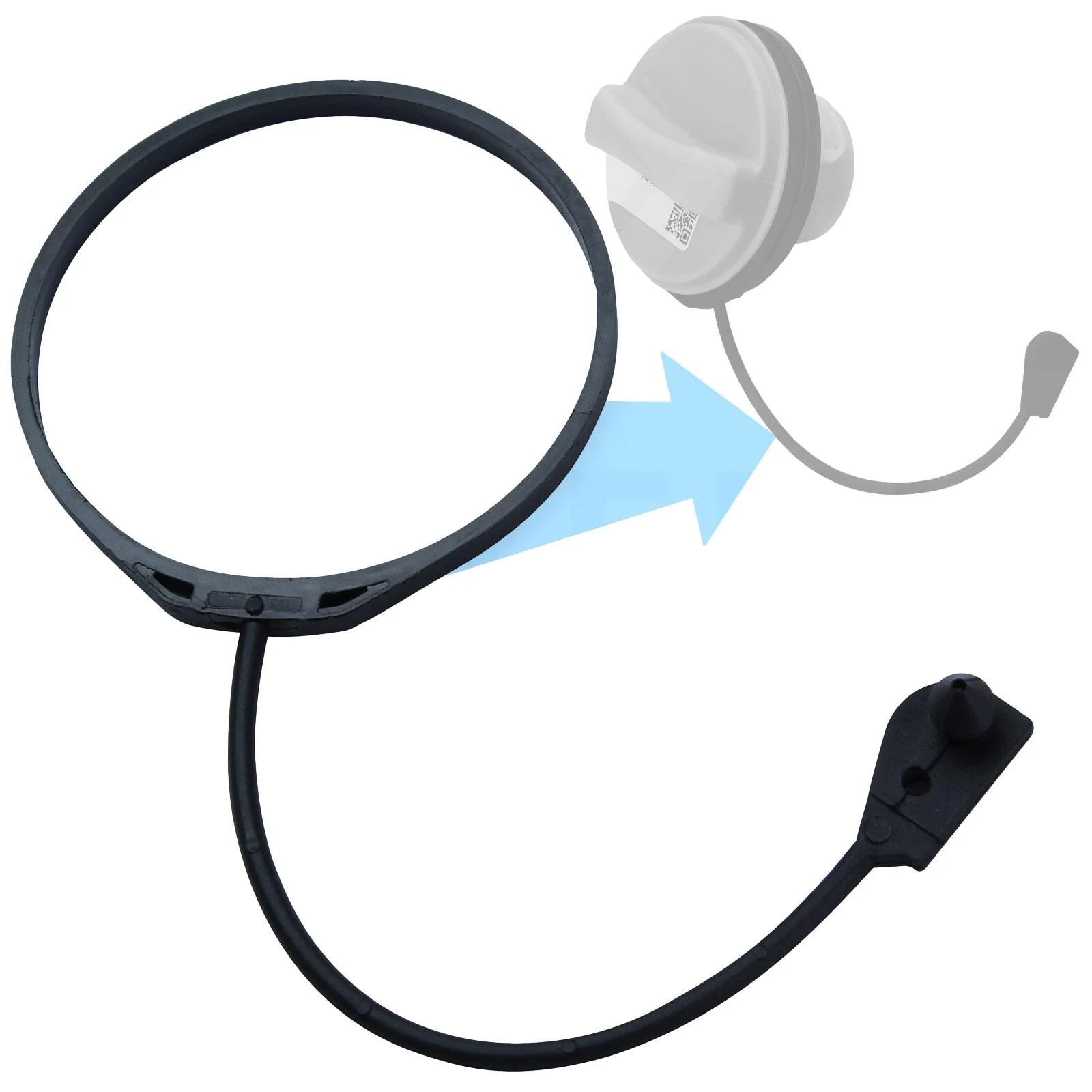 Replacement Fuel Filler Cap Tether Strap for Range Rover Sport L494