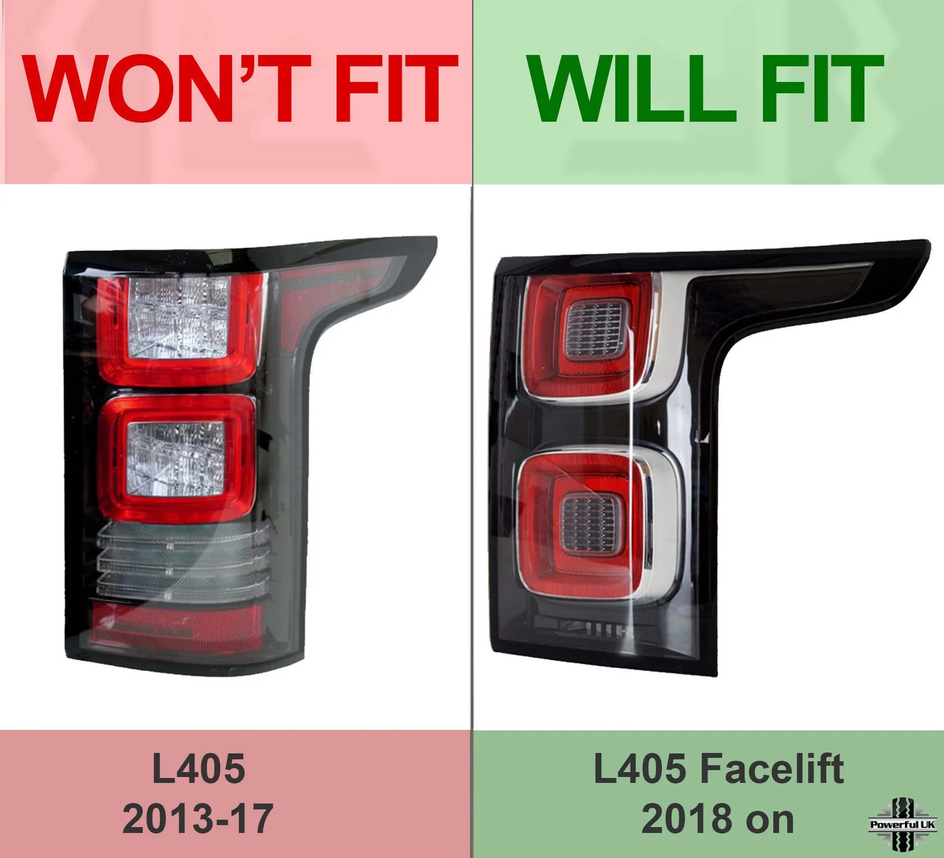 Replacement Rear Light Lens for Range Rover L405 (2018-21) - RIGHT - Image 5