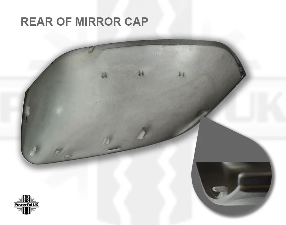 Replacement Top Mirror Caps for Range Rover Sport 2010 on - Gloss Black - Image 4