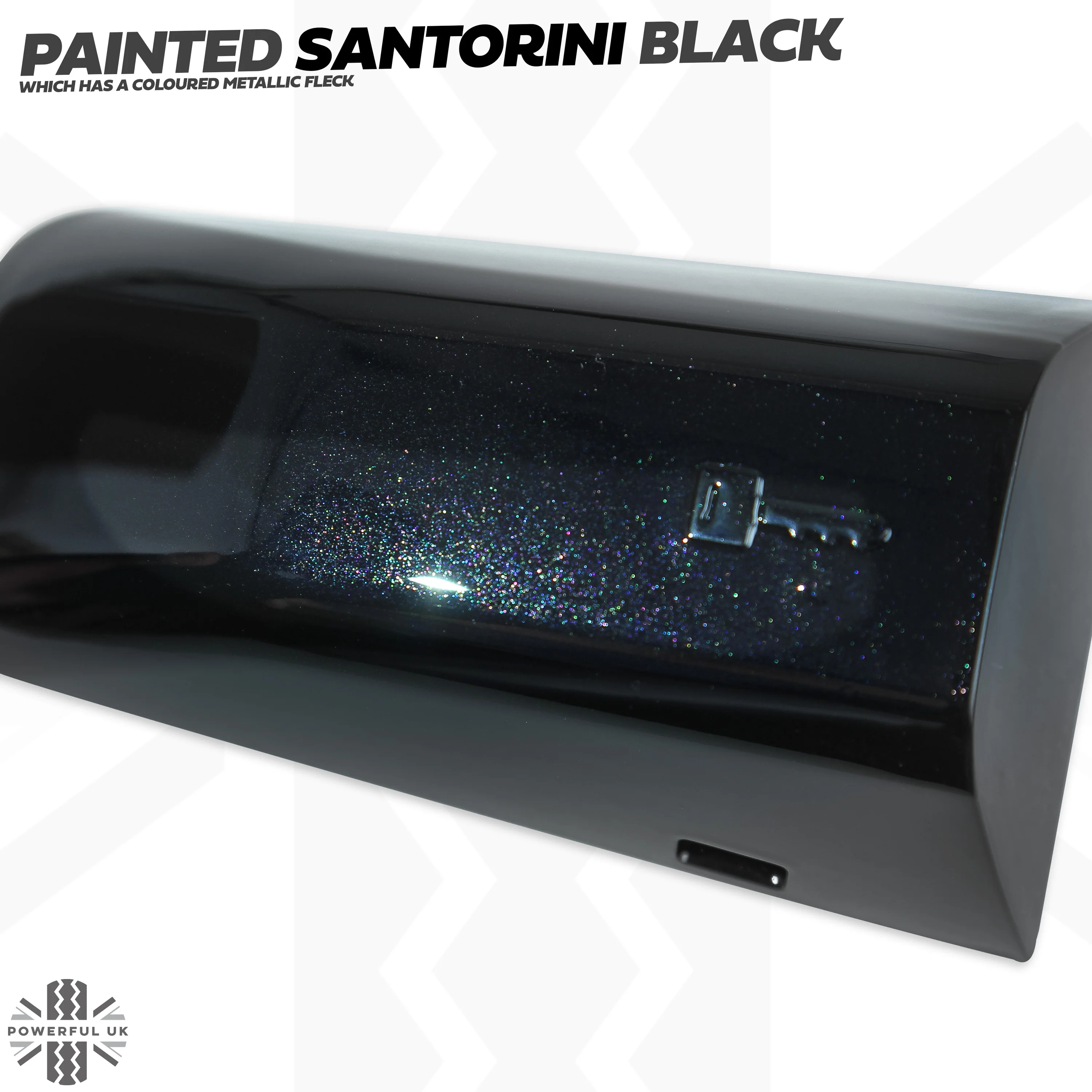 RIGHT Door Handle Key Piece for Land Rover Discovery 5 - Santorini Black - Image 5