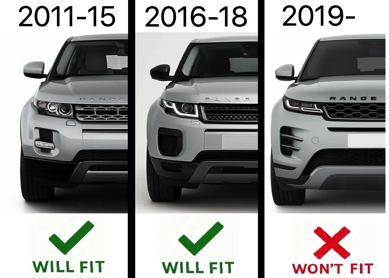 RIGHT Door Handle Key Piece for Range Rover Evoque1 L538 - Indus Silver - Image 8